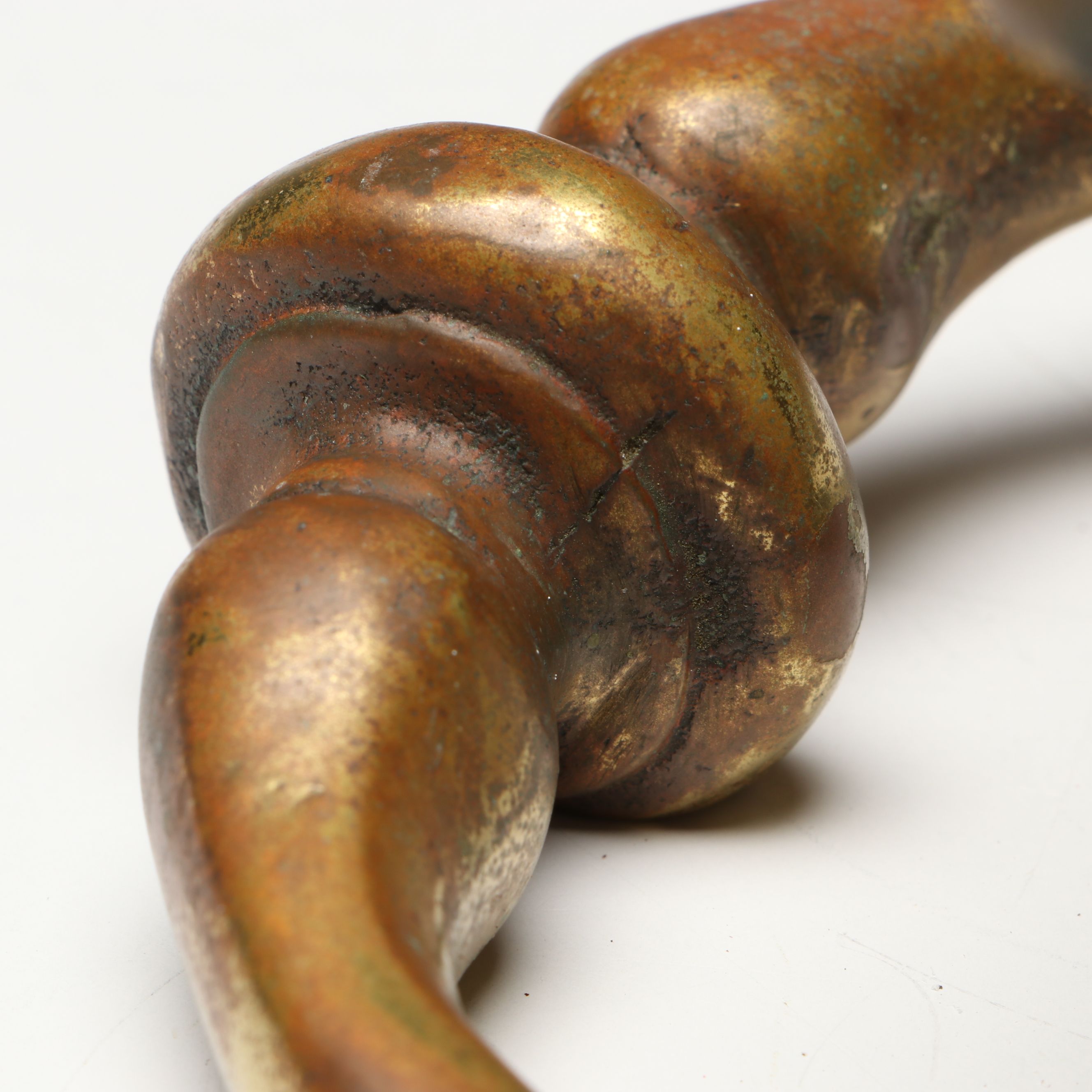 Cast Brass Lion Head Door Knocker