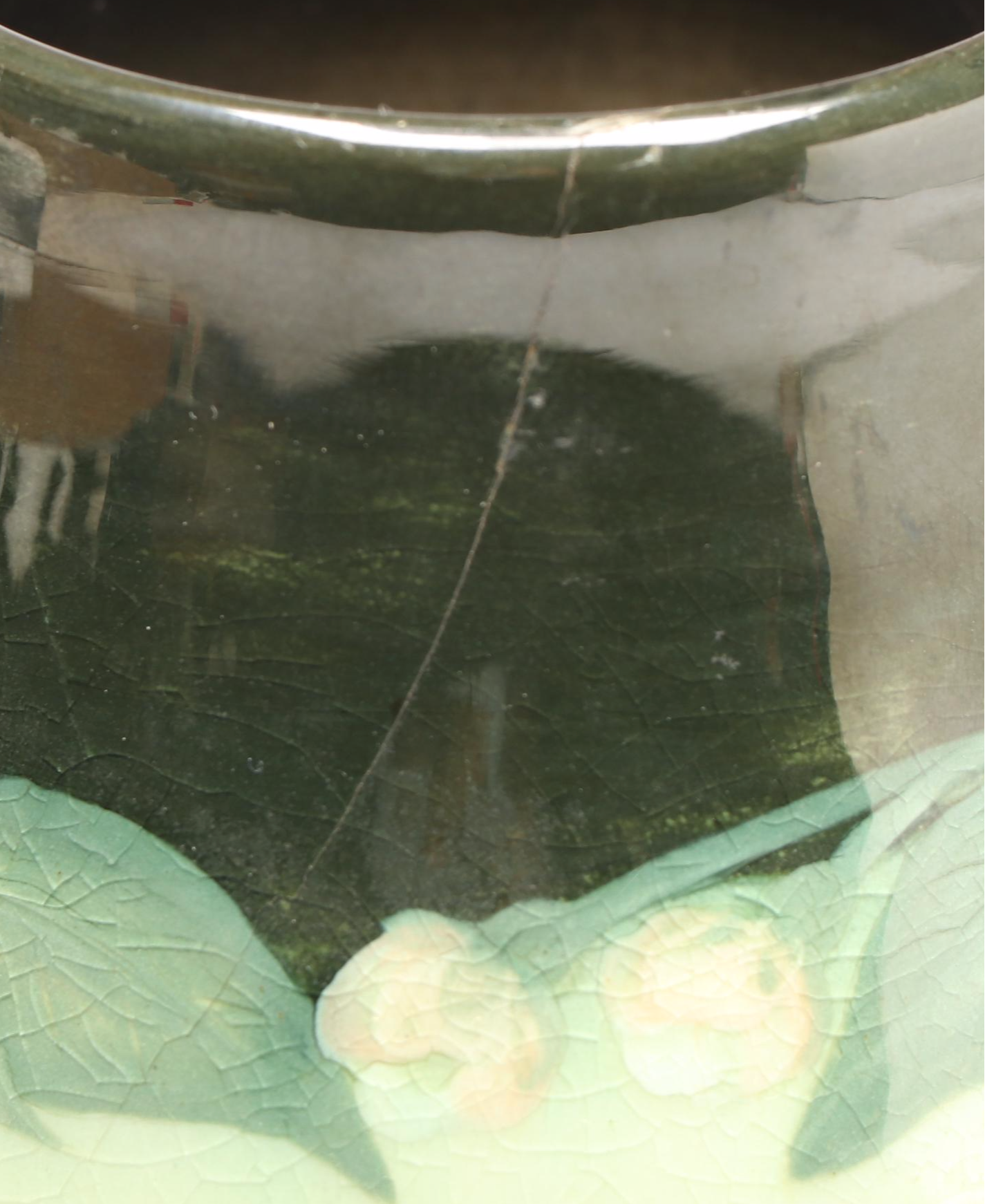 Clara Christina Linderman for Rookwood Pottery Floral Vase, 1908