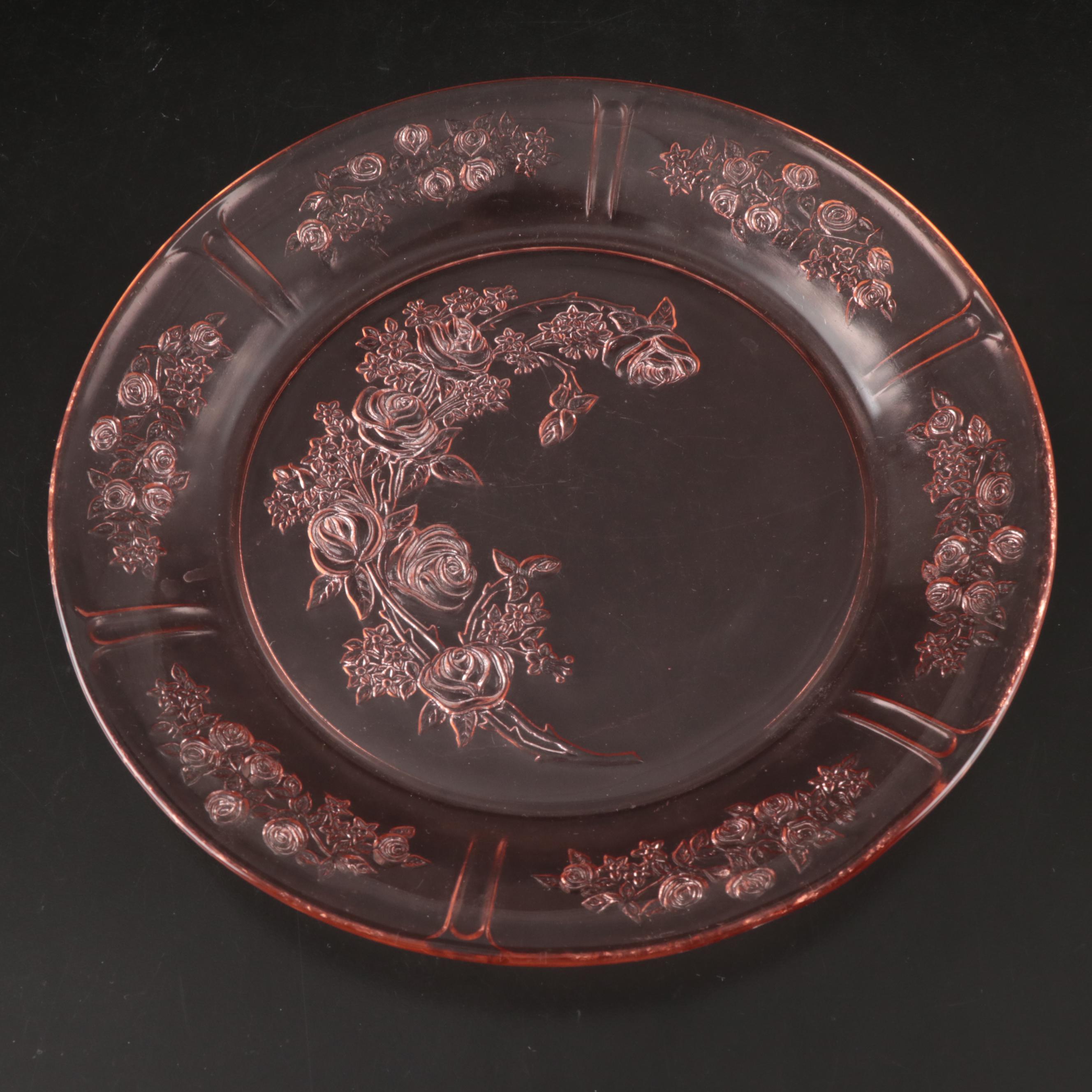 Federal Glass "Sharon," Anchor Hocking "Mayfair" and Other Pink Depression Glass