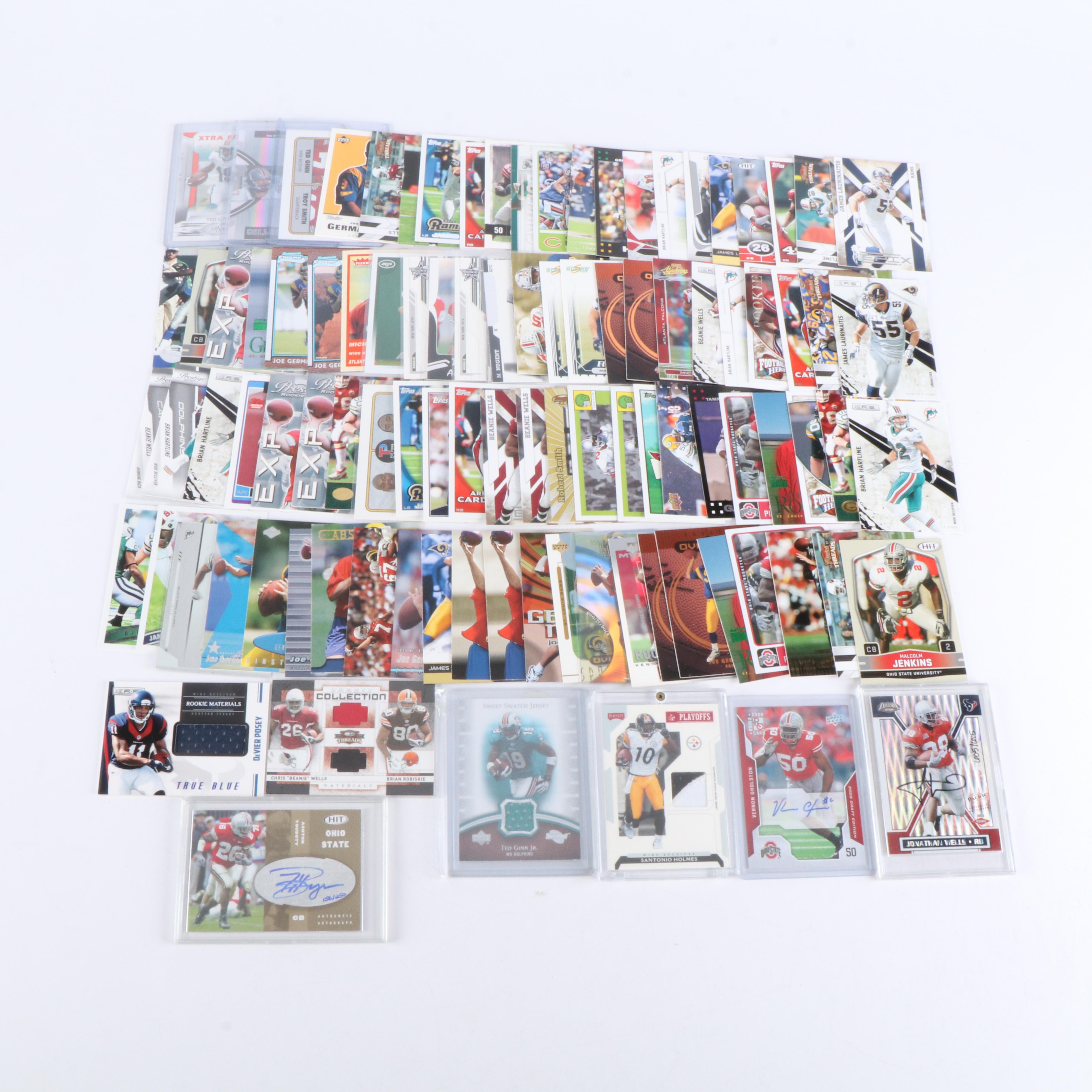Ohio State Player Football Card Collection Featuring Relic, Signed, and More