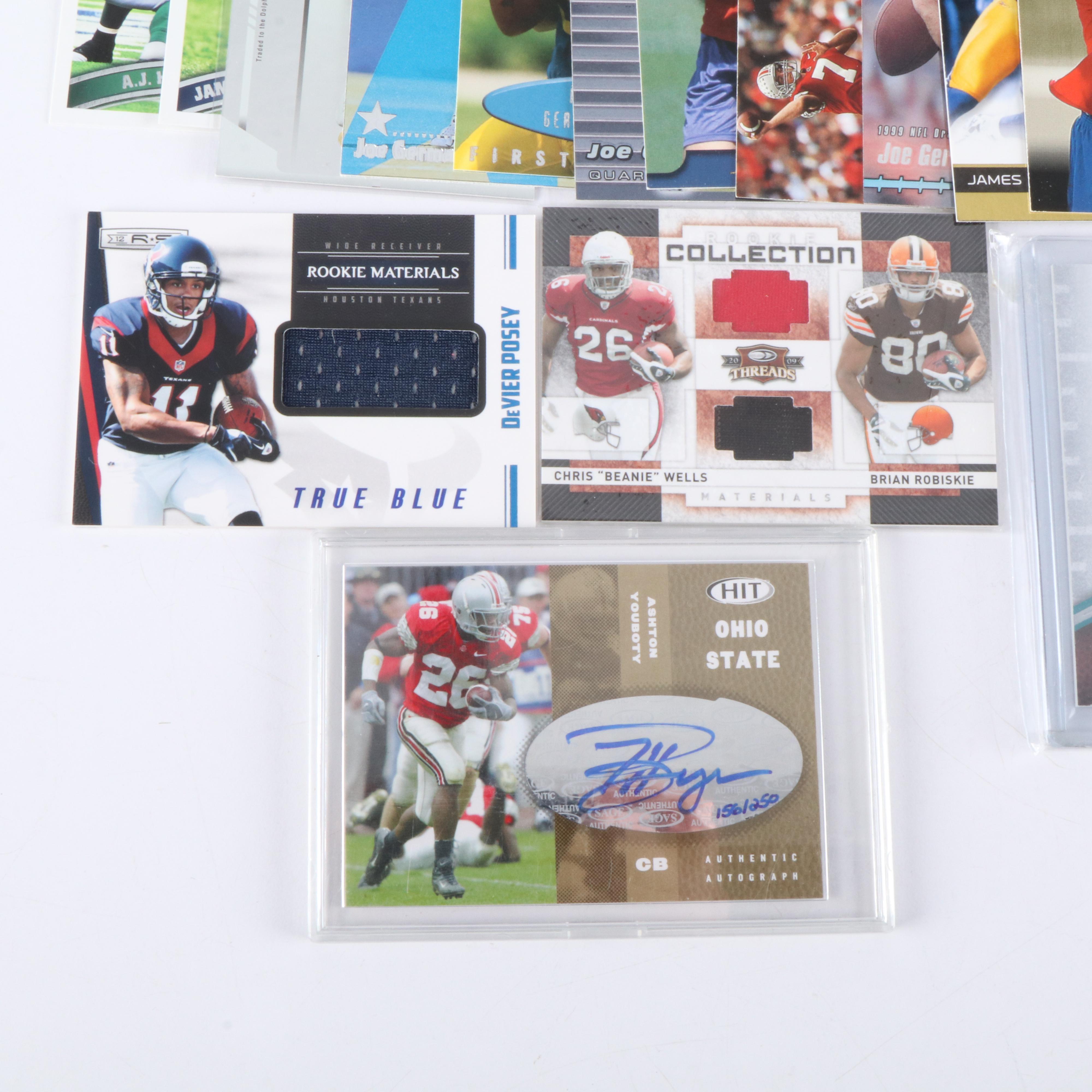 Ohio State Player Football Card Collection Featuring Relic, Signed, and More