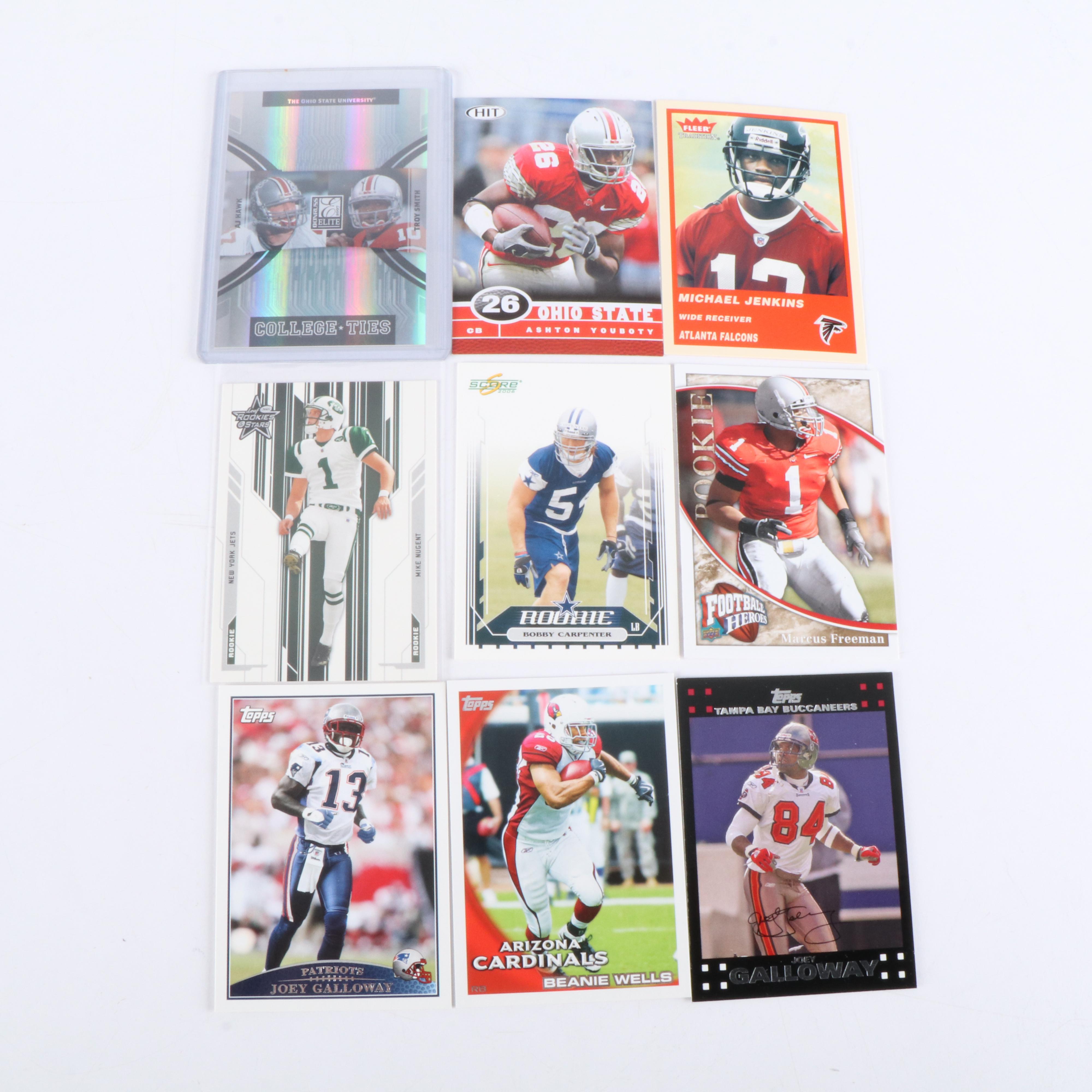 Ohio State Player Football Card Collection Featuring Relic, Signed, and More
