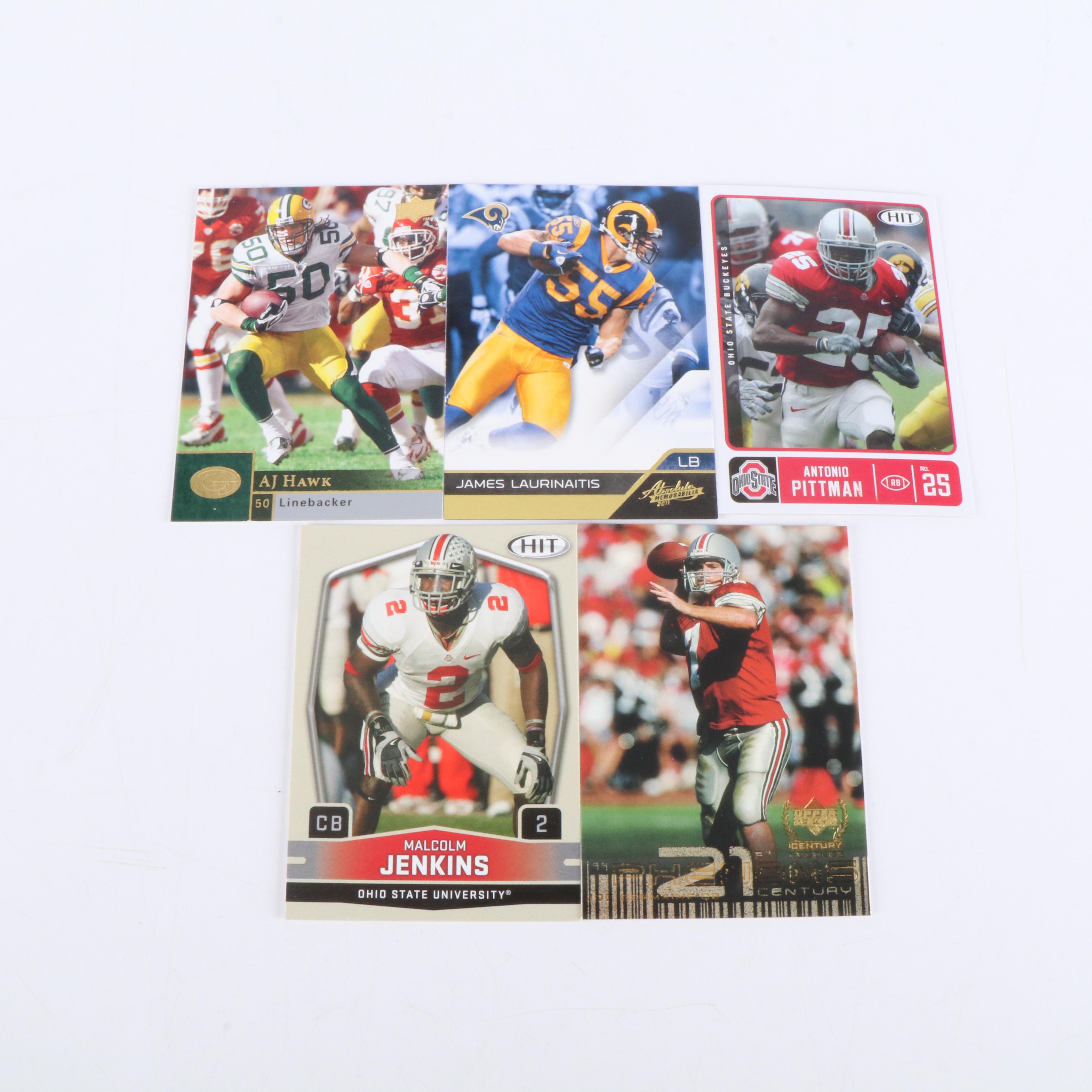 Ohio State Player Football Card Collection Featuring Relic, Signed, and More