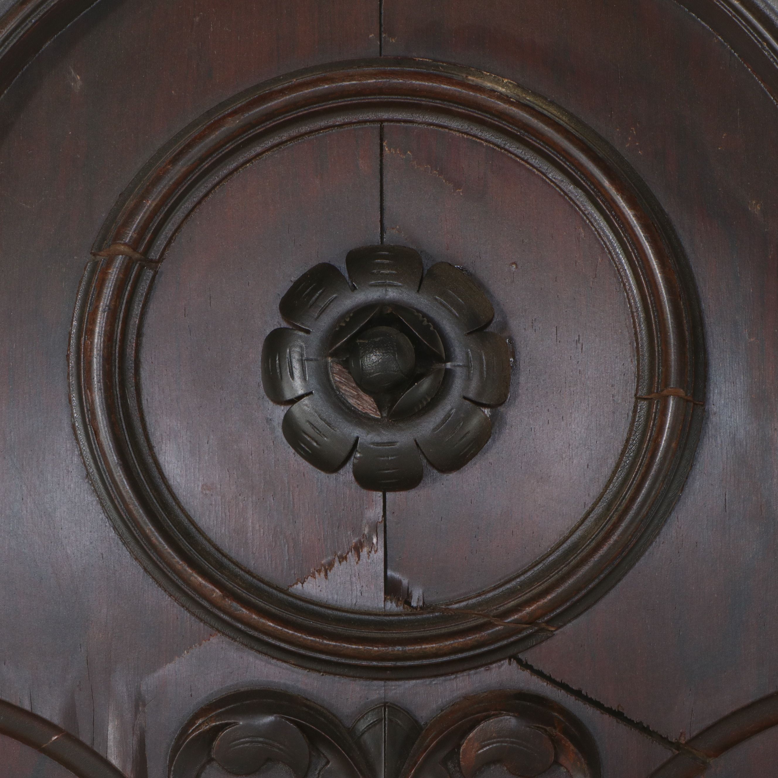 Victorian Renaissance Revival Carved Walnut Bed, Late 19th Century