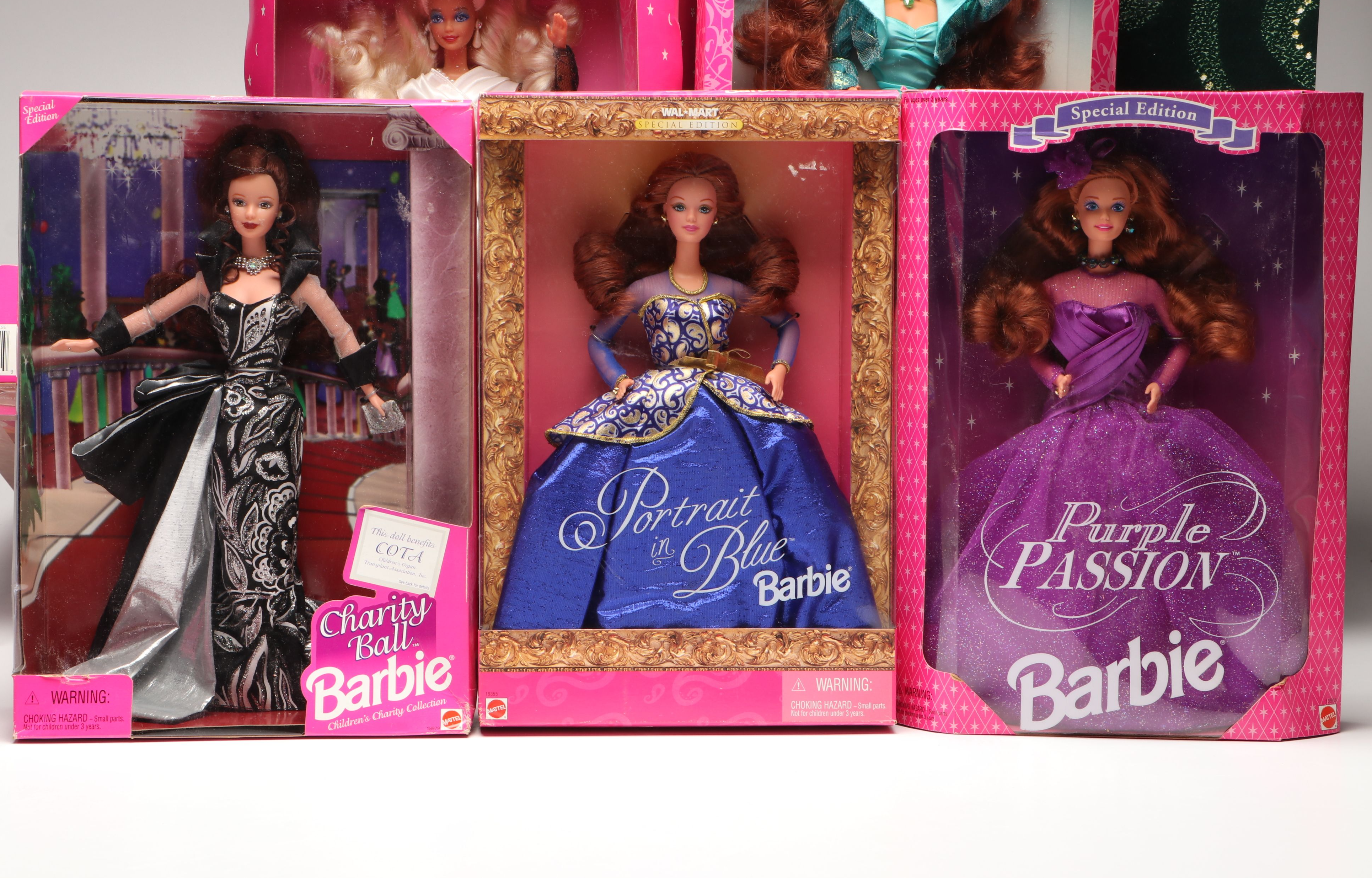 Barbie "Charity Ball," "Satin Nights," "Emerald Enchantment" with More Dolls