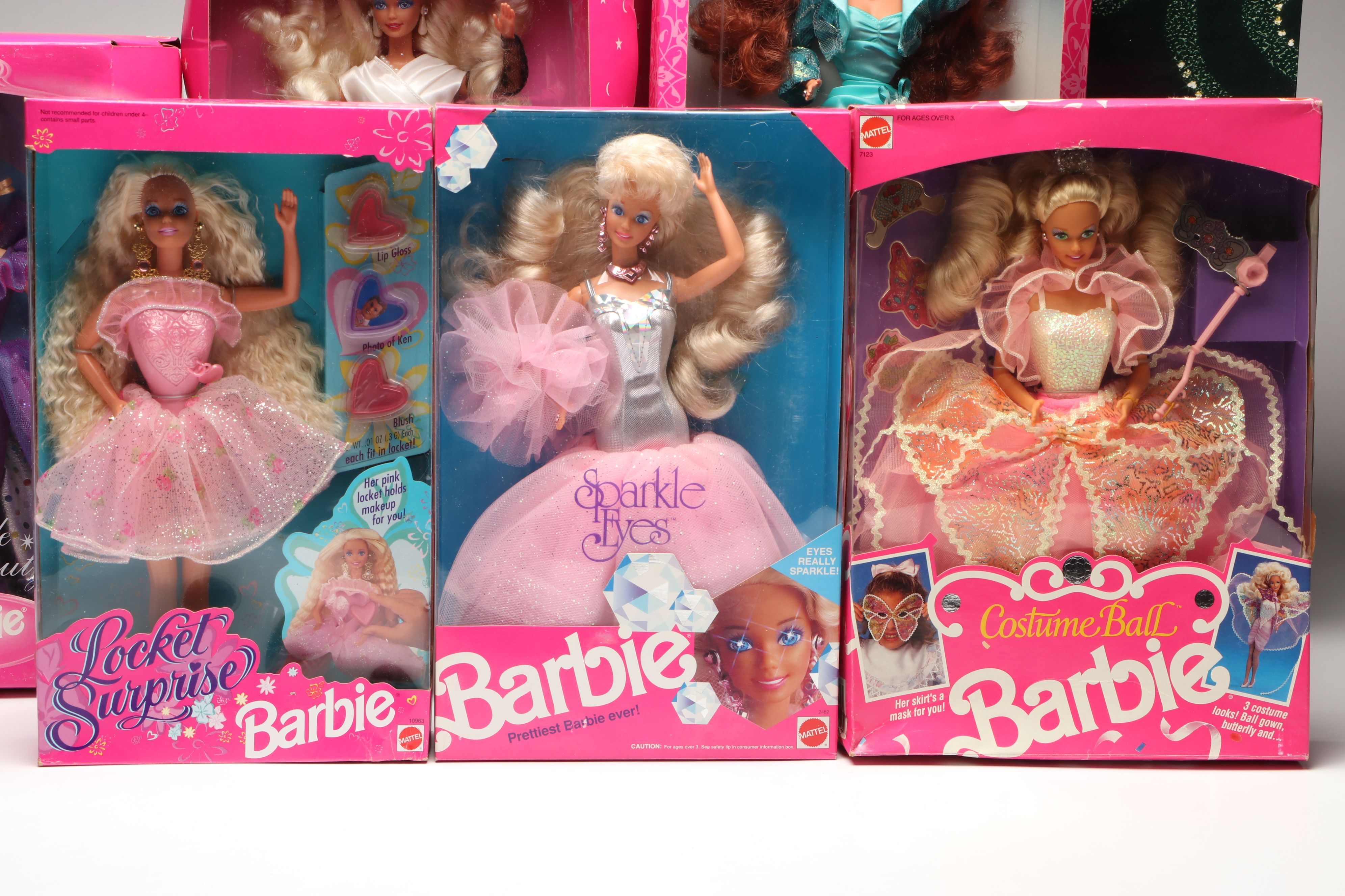 Barbie "Charity Ball," "Satin Nights," "Emerald Enchantment" with More Dolls