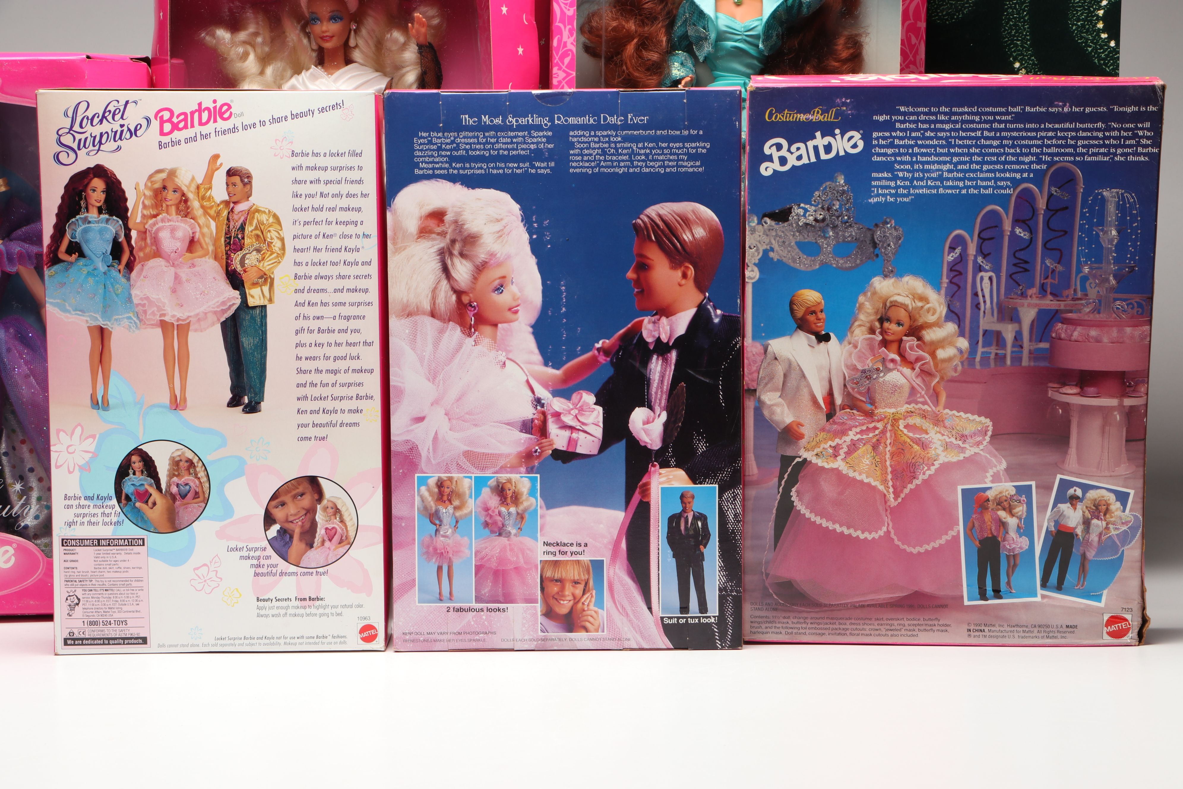 Barbie "Charity Ball," "Satin Nights," "Emerald Enchantment" with More Dolls