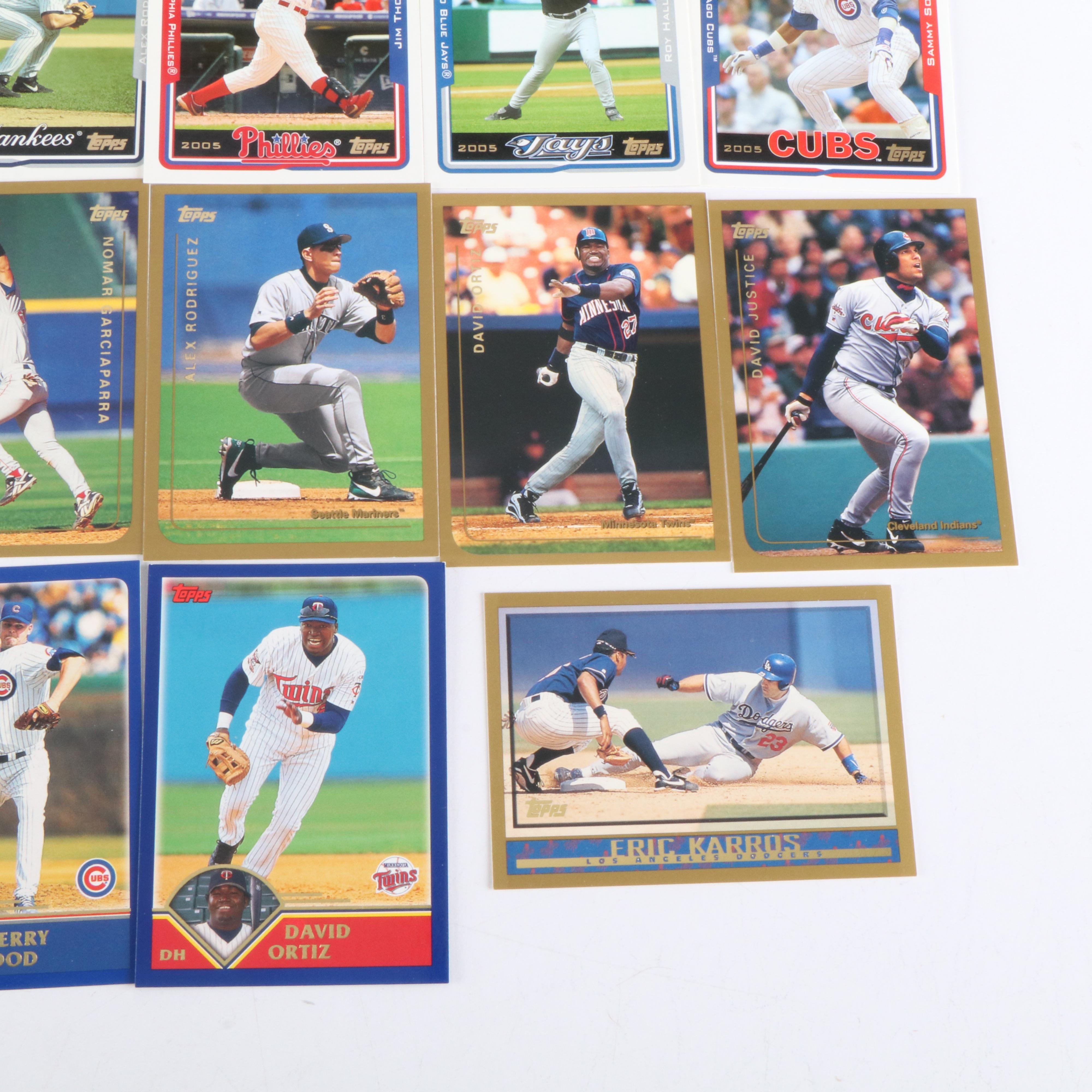 Topps Baseball Card Sets Featuring Ichiro Rookie and More, 1990s-2000s