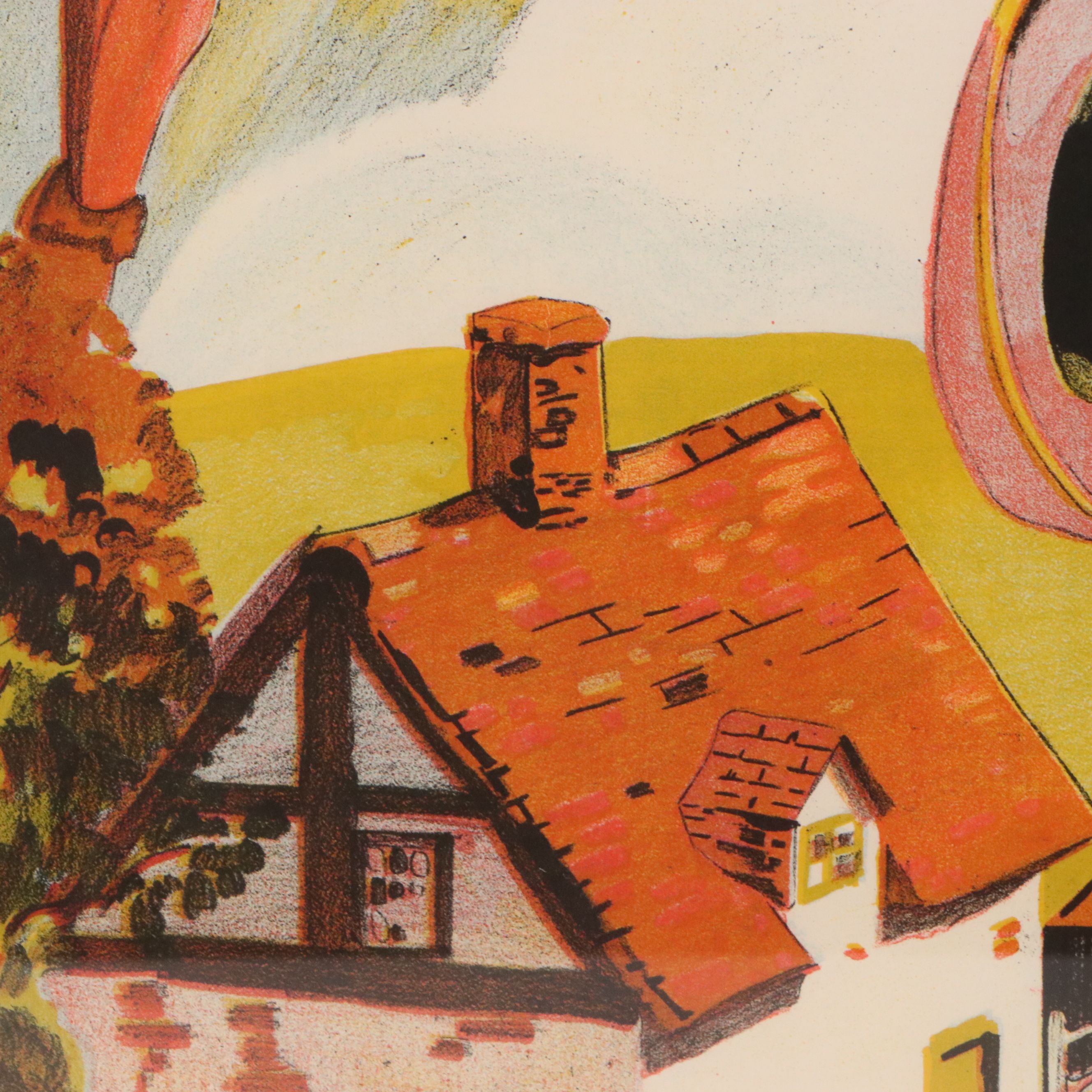 Chromolithograph Poster "Jack and the Beanstalk," Circa 1930