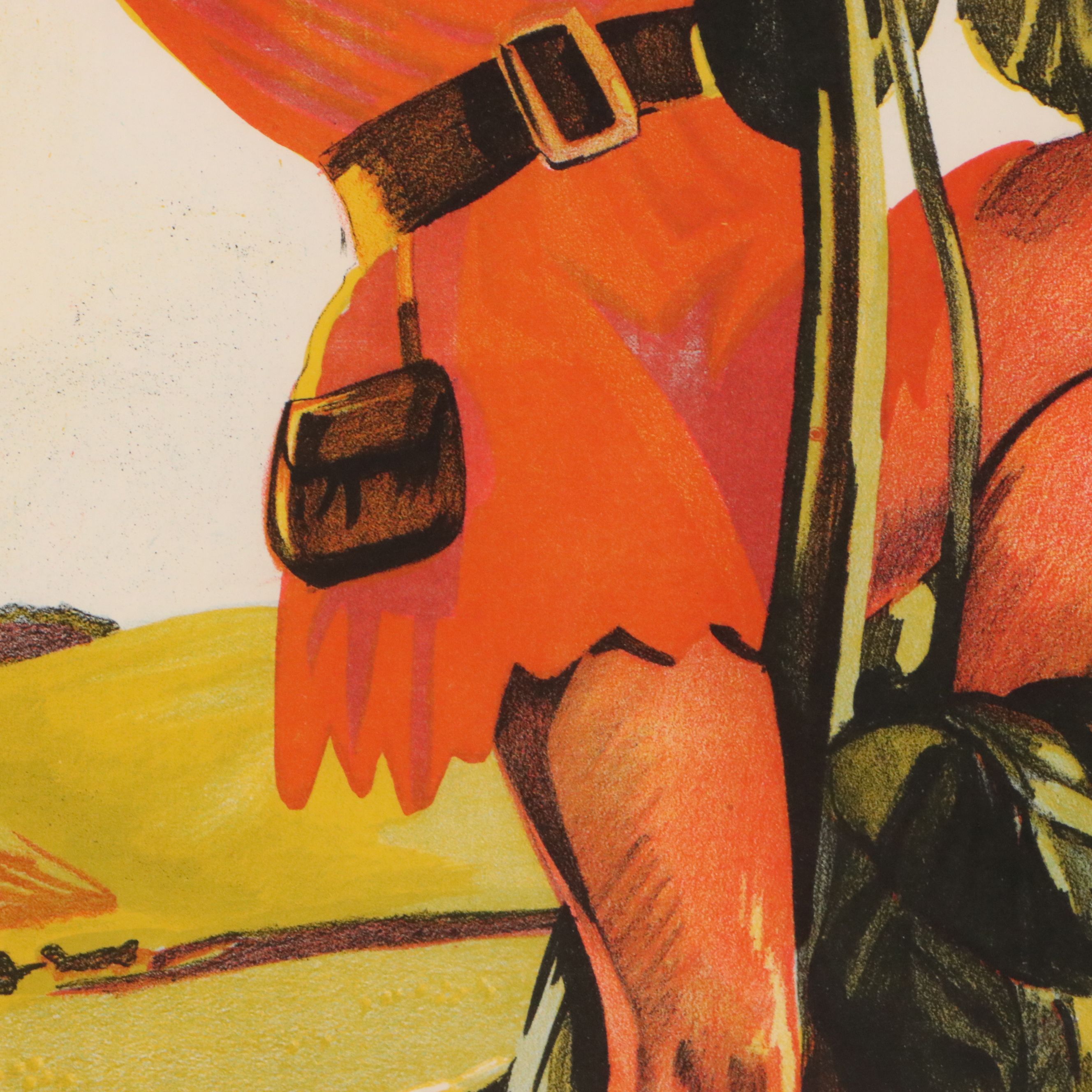 Chromolithograph Poster "Jack and the Beanstalk," Circa 1930