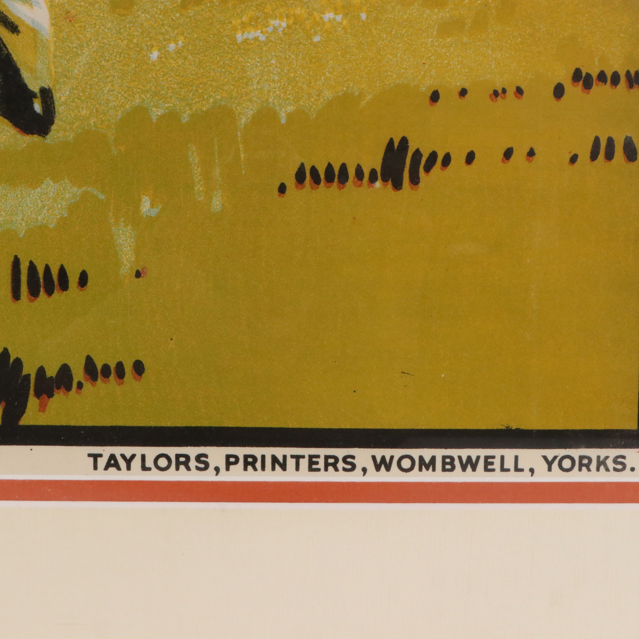 Chromolithograph Poster "Jack and the Beanstalk," Circa 1930