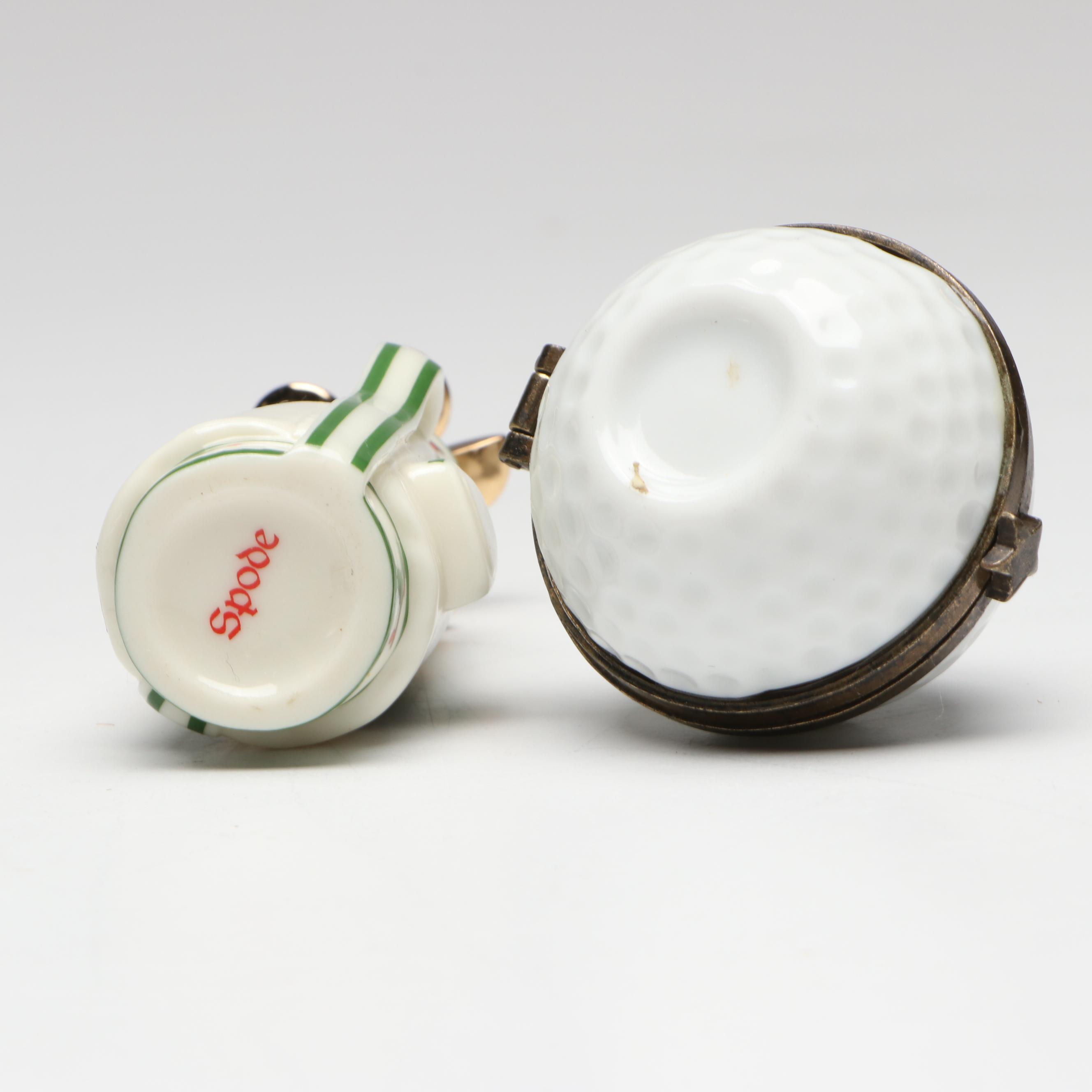 Mottahedeh Golf Pitcher with Bone Handled Magnifying Glass and Other Décor