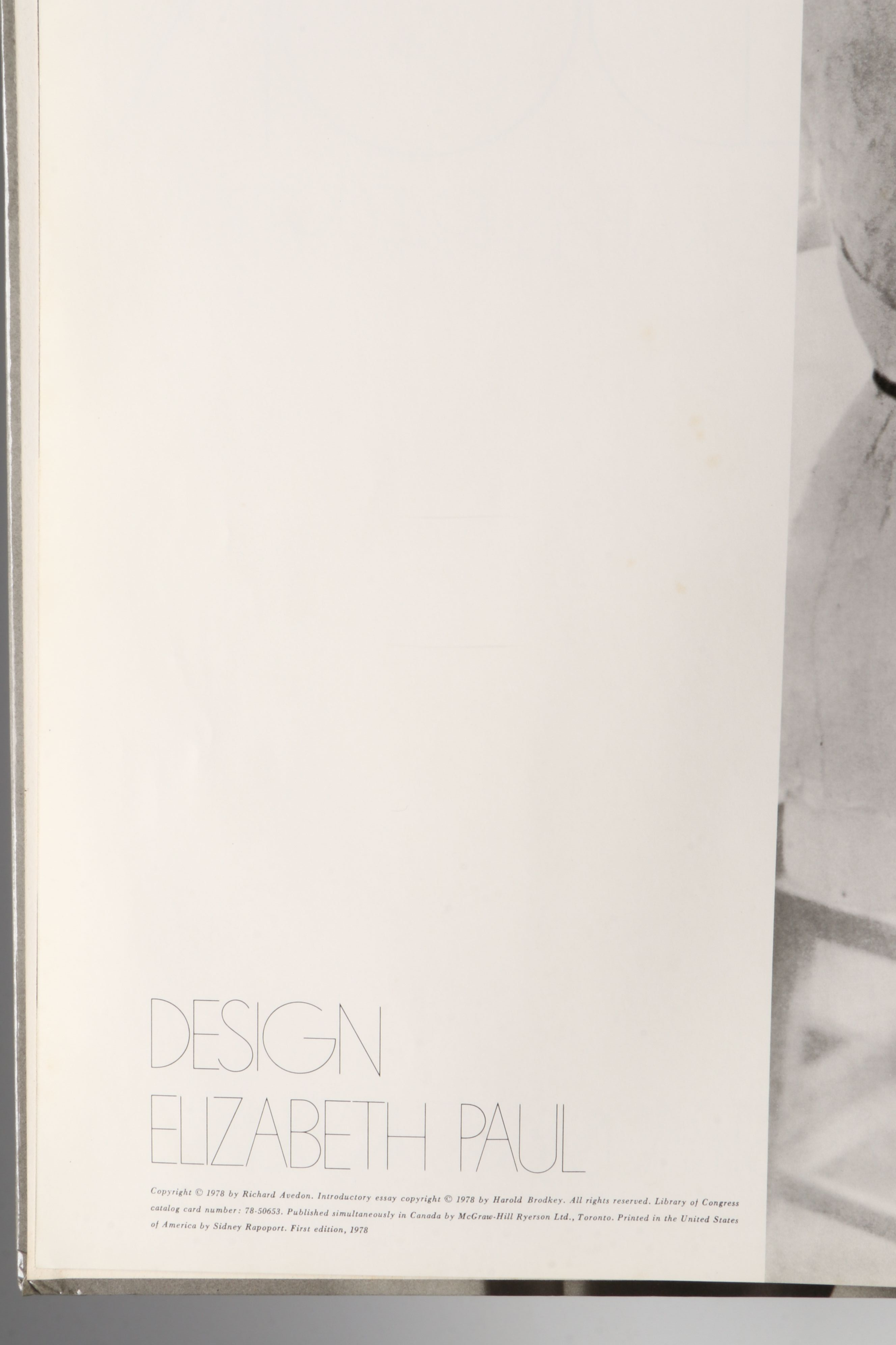 Signed First Edition "Avedon: Photographs, 1947–1977" by Richard Avedon, 1978