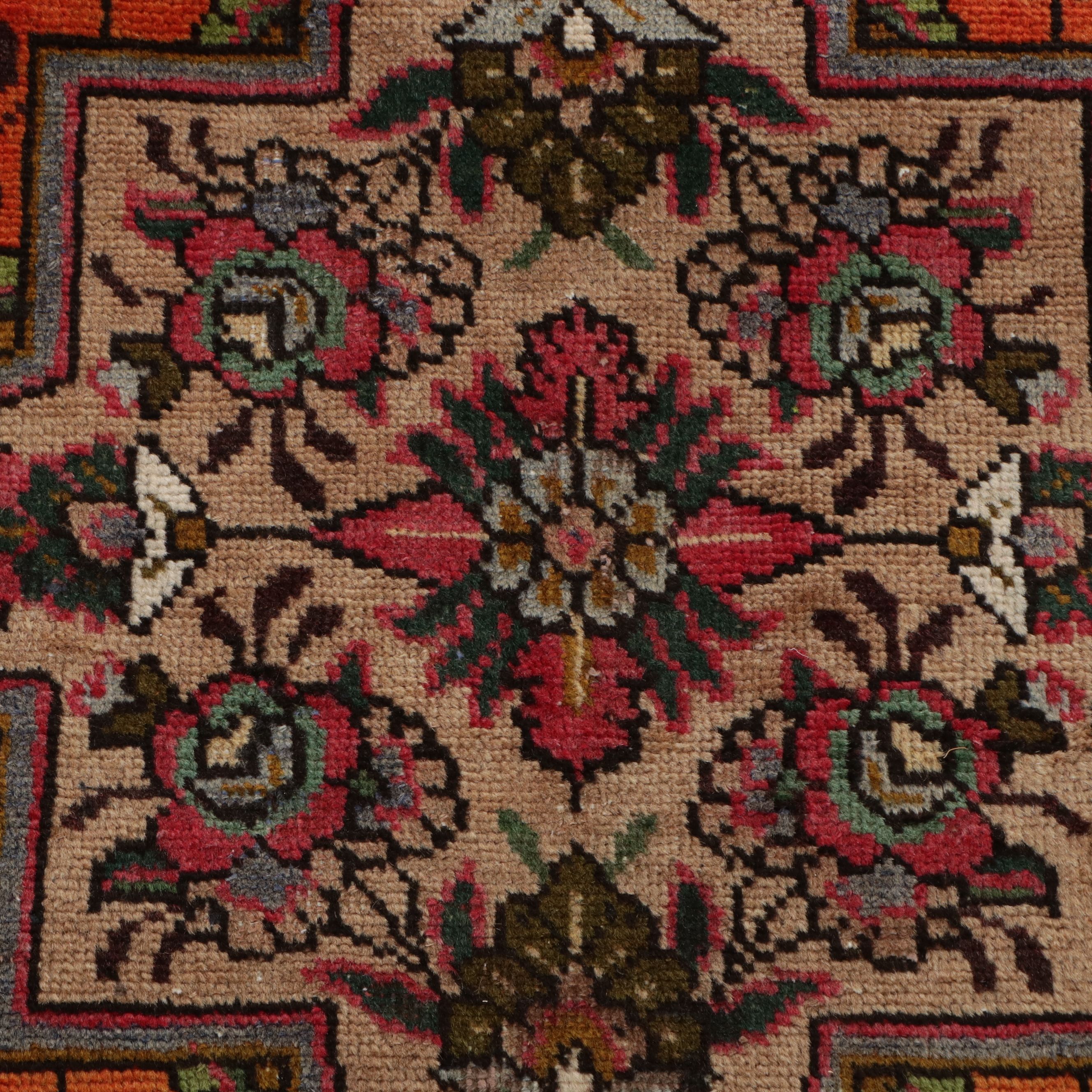 8' x 11'5 Hand-Knotted Persian Tabriz Area Rug
