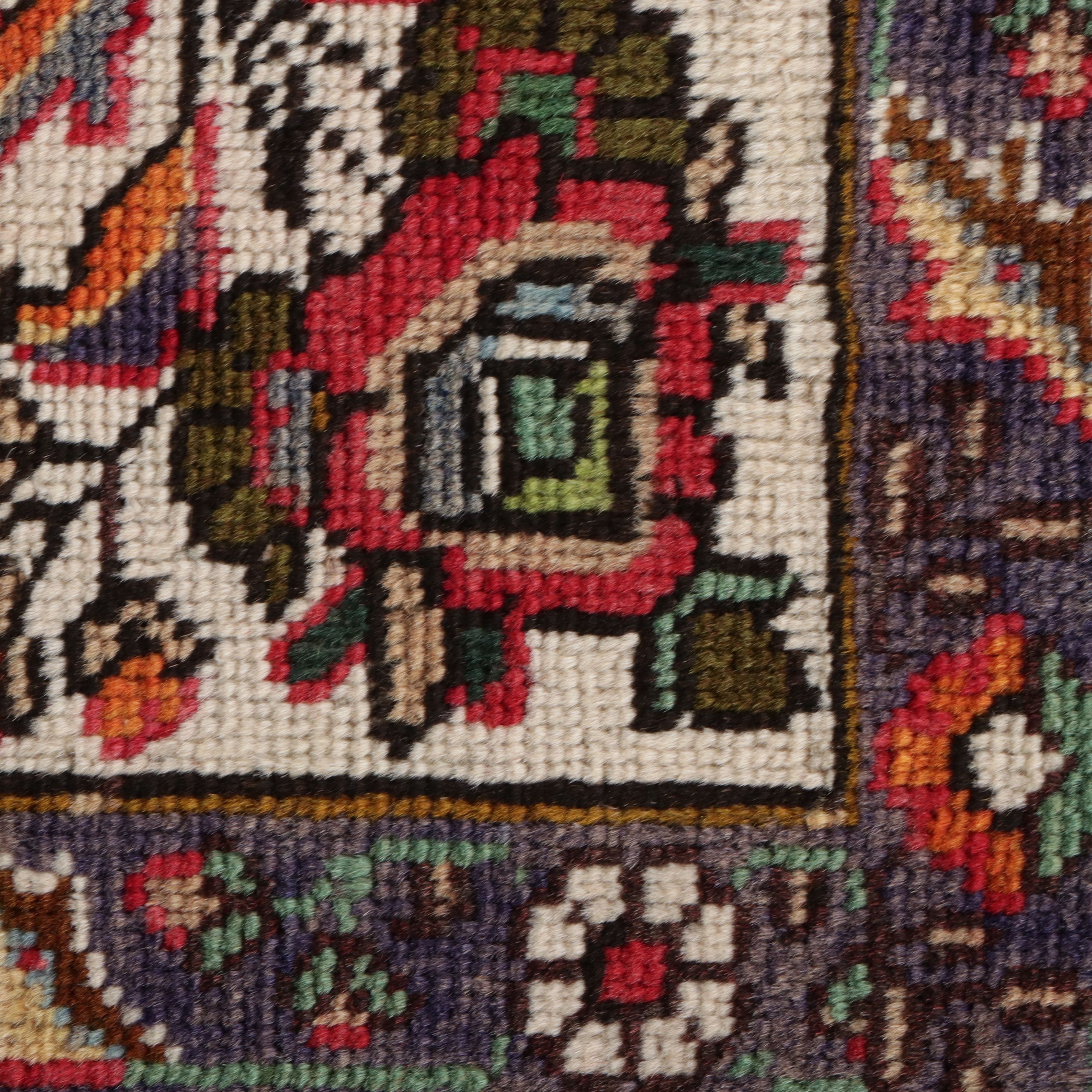 8' x 11'5 Hand-Knotted Persian Tabriz Area Rug