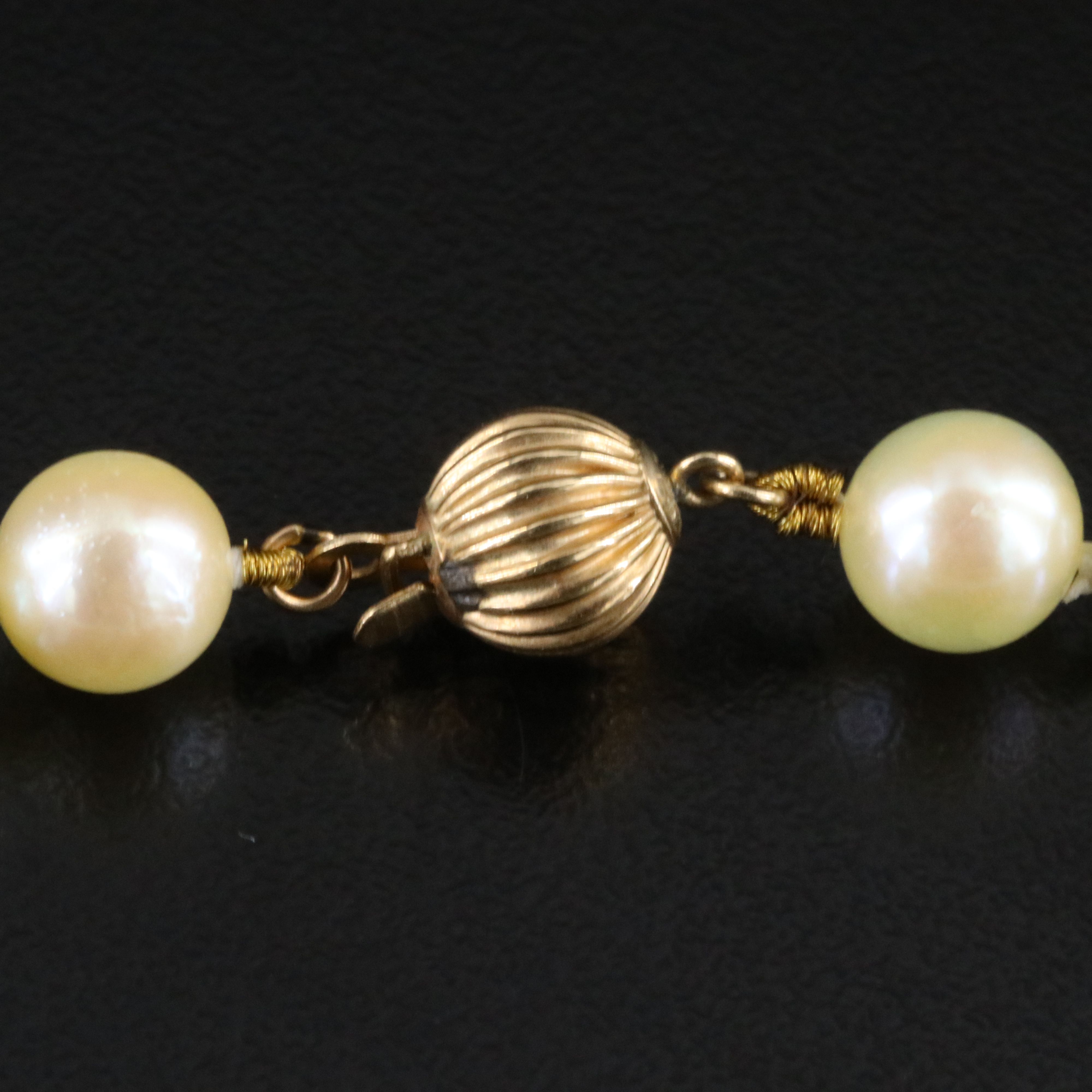 Pearl Necklace with 14K Clasp