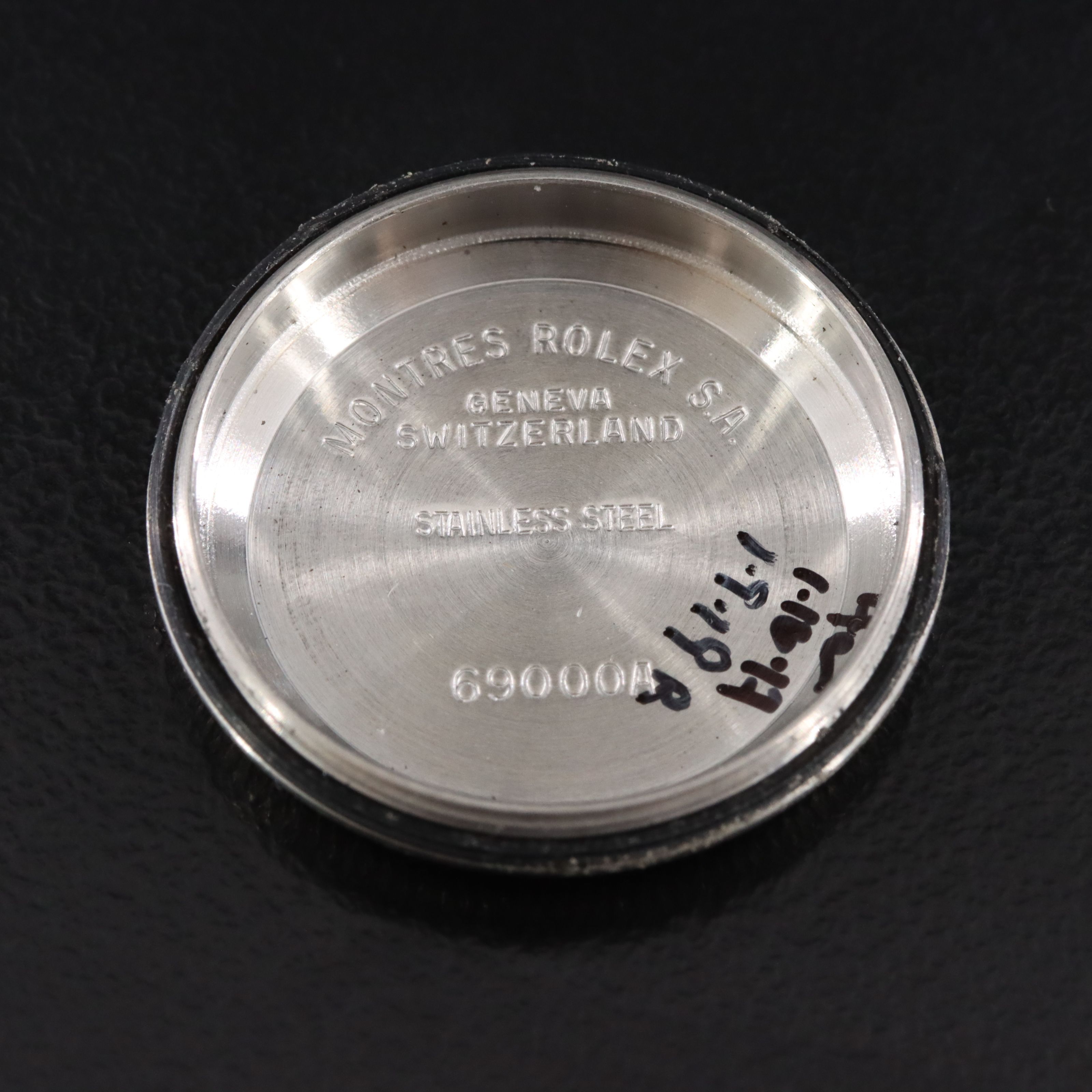 1990 Rolex Oyster Perpetual White Roman Dial 24mm Two Tone Watch