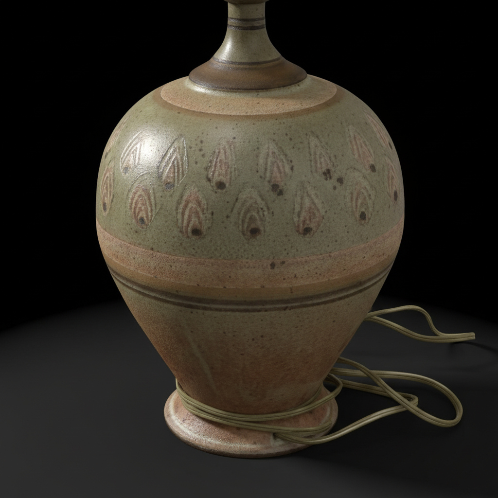Art Pottery Urn Table Lamp