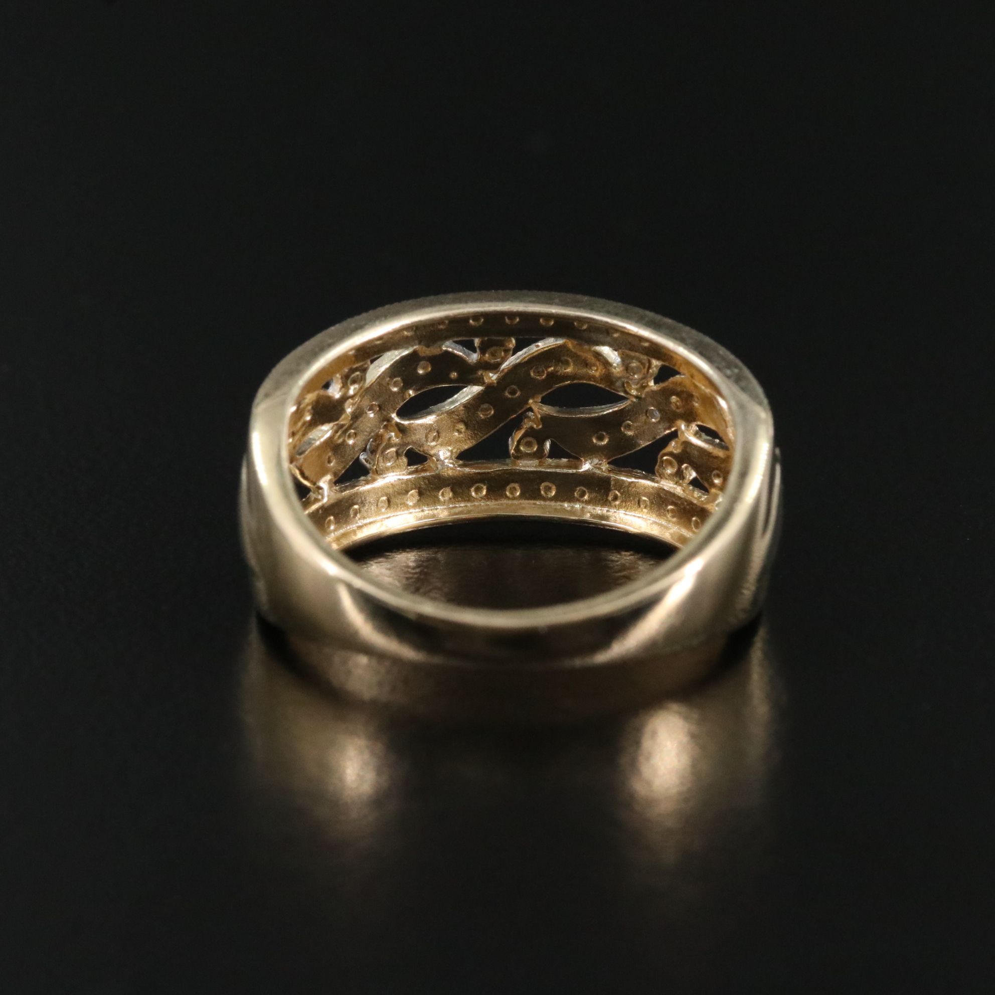 Sterling Diamond Ring