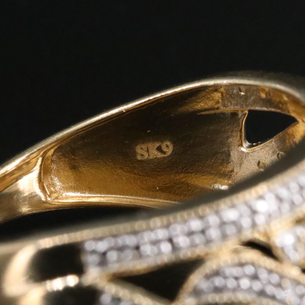 Sterling Diamond Ring