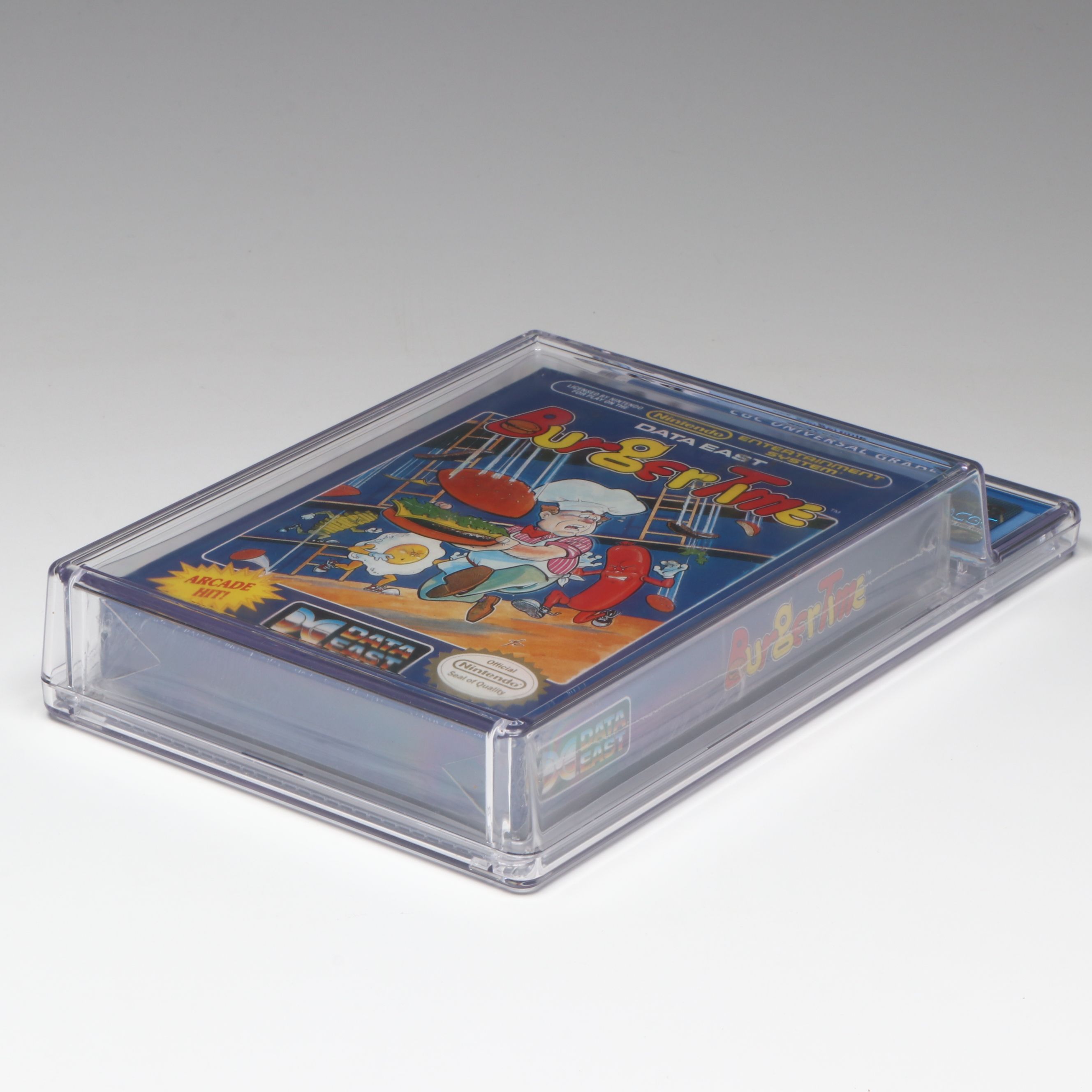 1989 Nintendo NES "Burgertime" Sealed Game CGC Graded 9.6