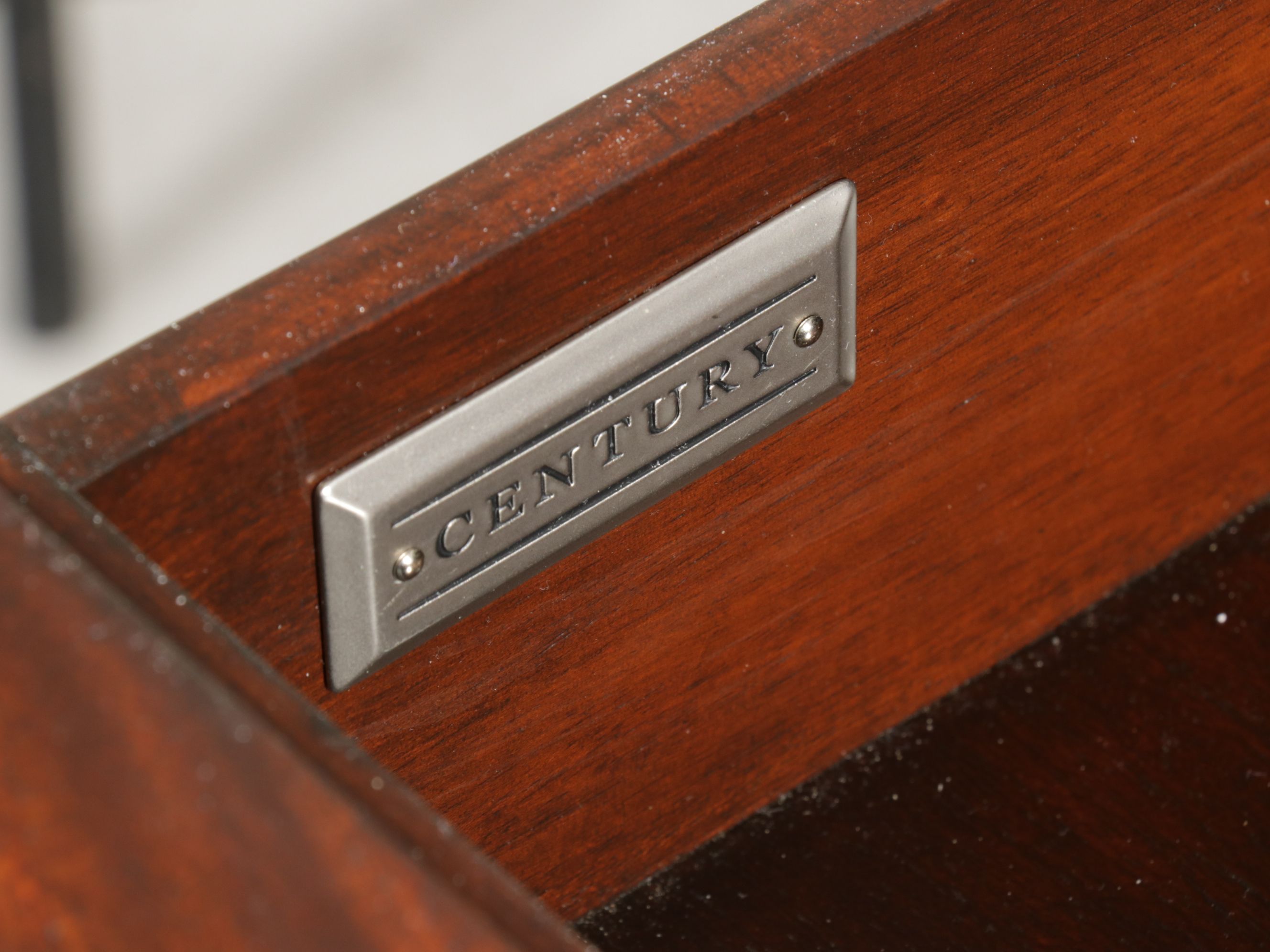 Century Furniture Georgian Style Inlaid Mahogany Double Dresser, 2012