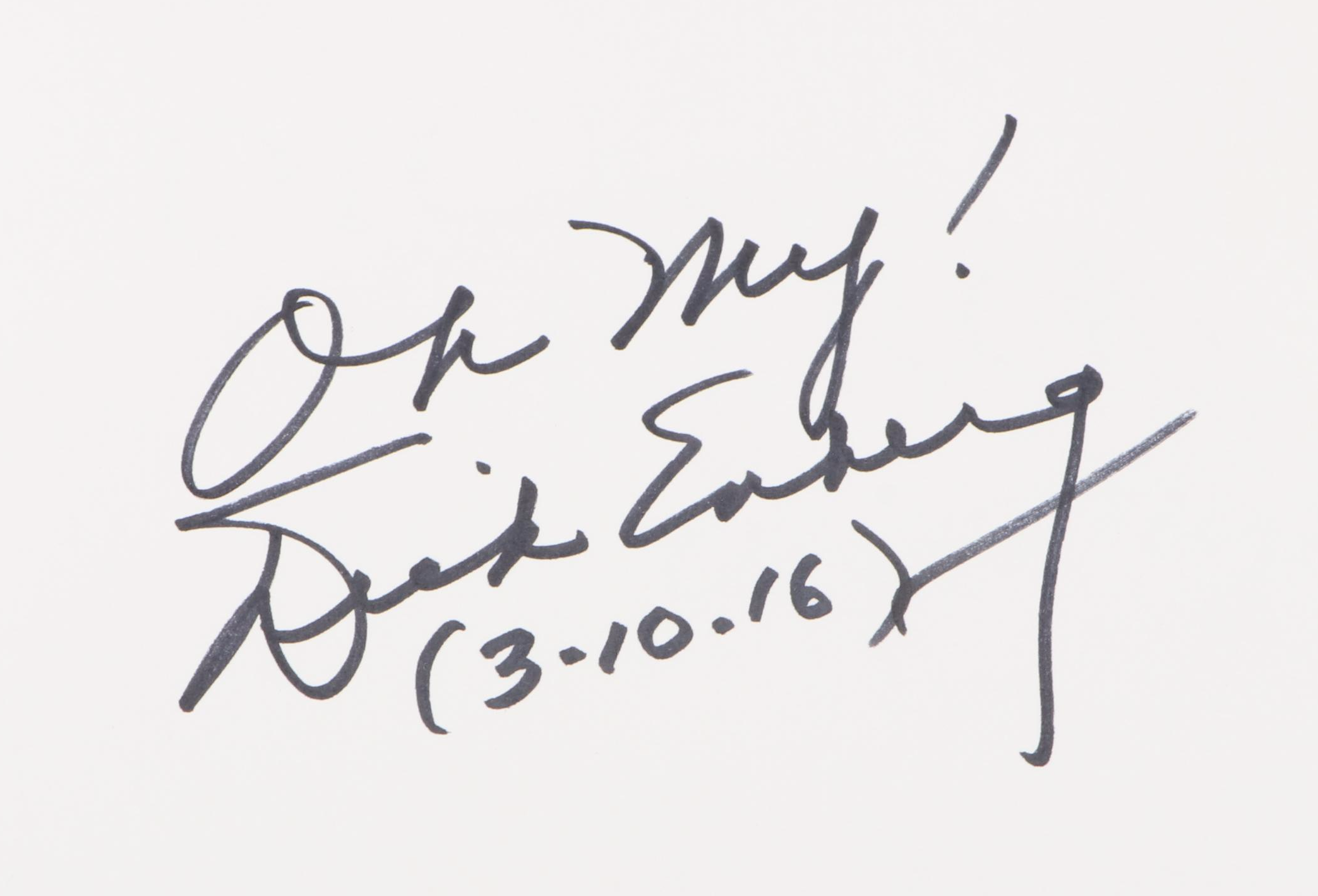 Signed "Dick Enberg Oh My!" by Dick Enberg with Jim Perry and More