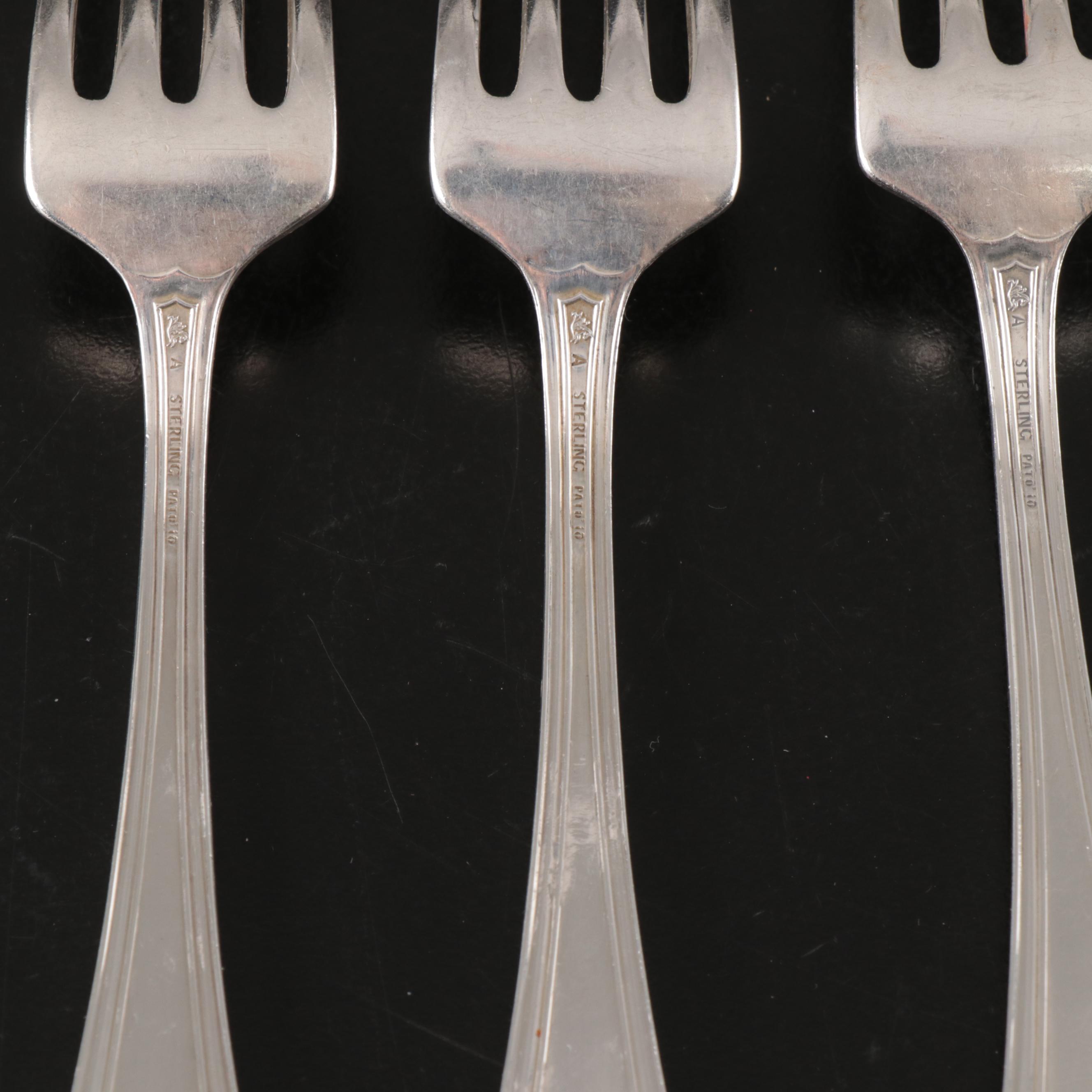 Mount Vernon "Chelsea" Sterling Silver Flatware, 1918