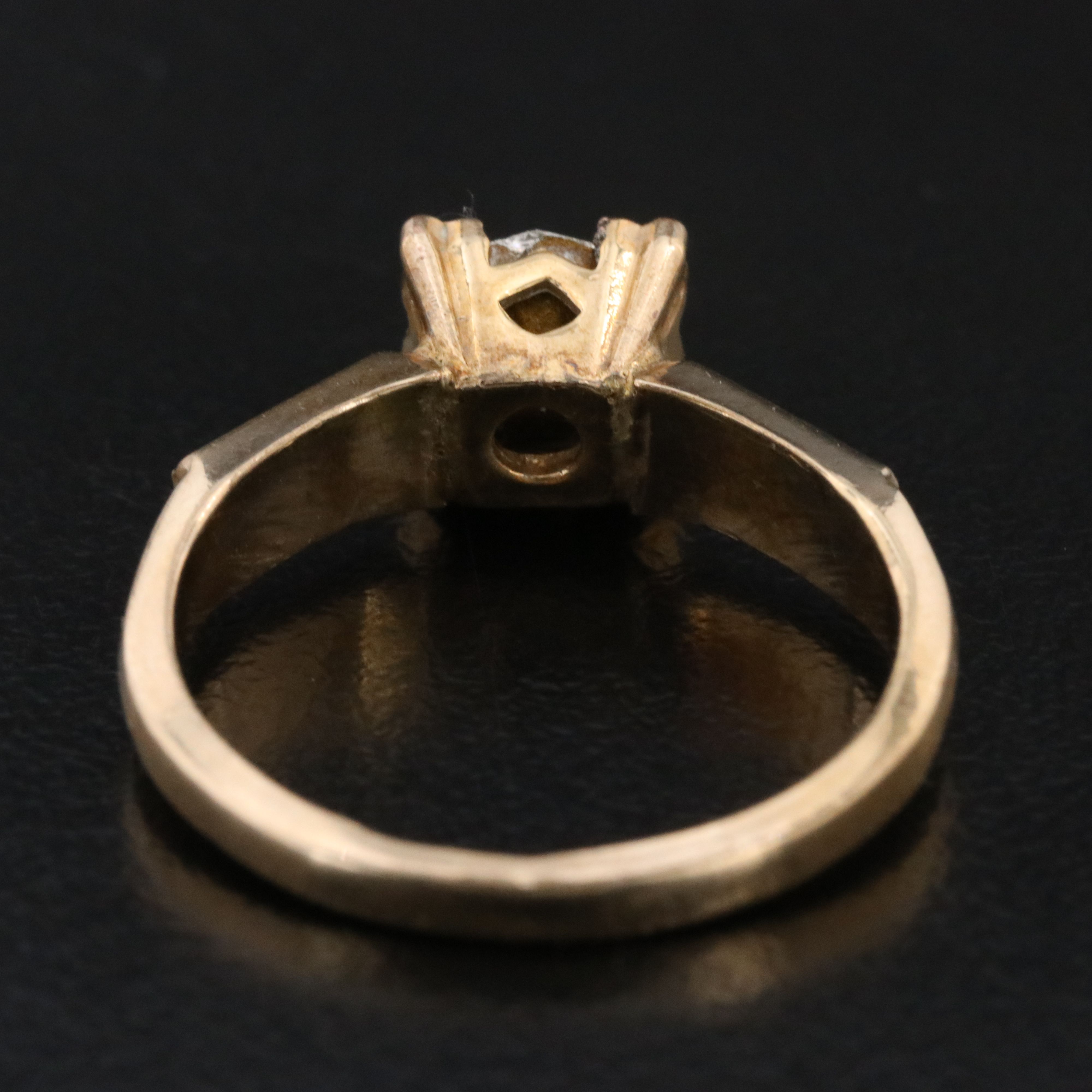 Vintage Gold-Filled Rhinestone Ring