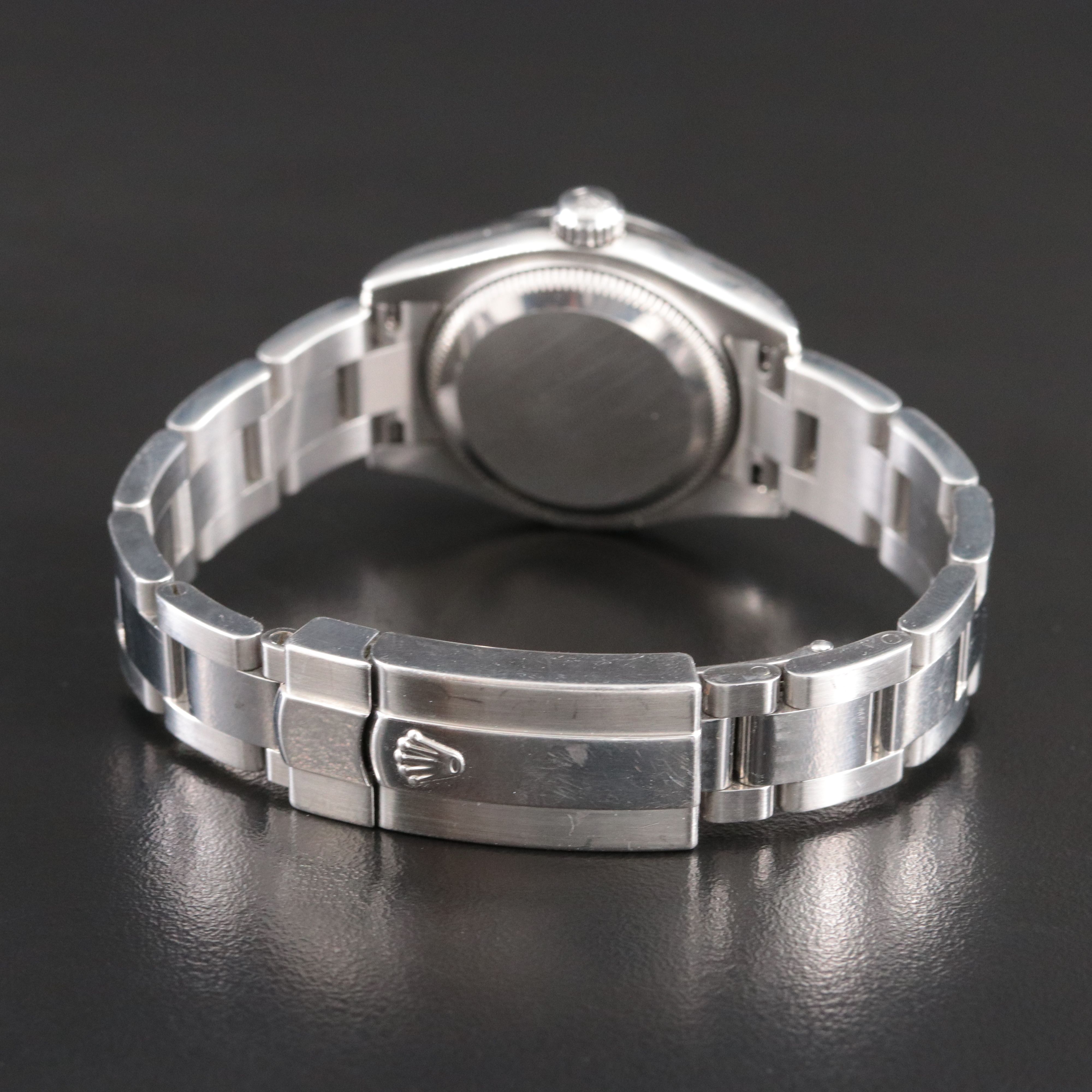 2006 Rolex Oyster Perpetual Lady Datejust Black Dial Watch 179160