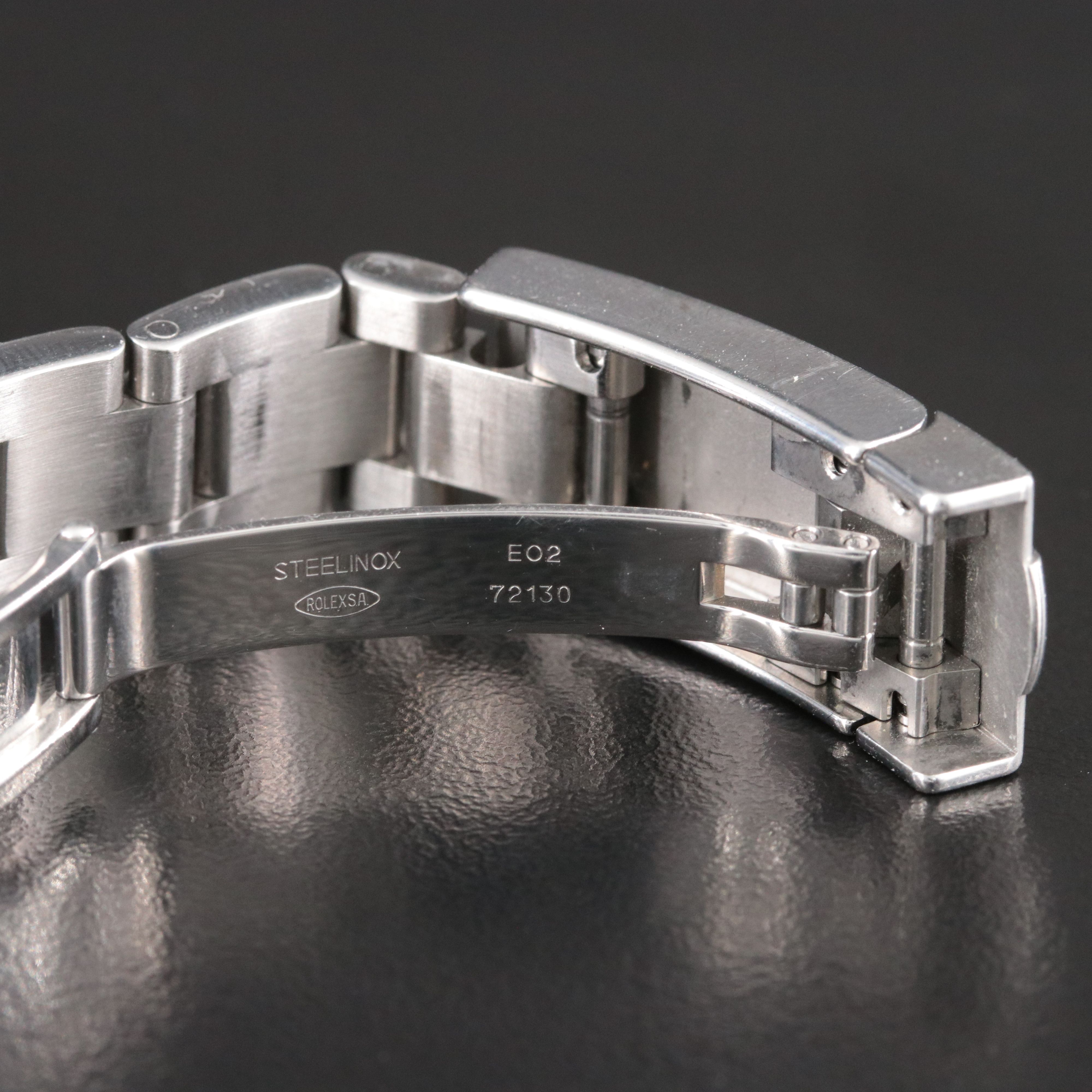 2006 Rolex Oyster Perpetual Lady Datejust Black Dial Watch 179160