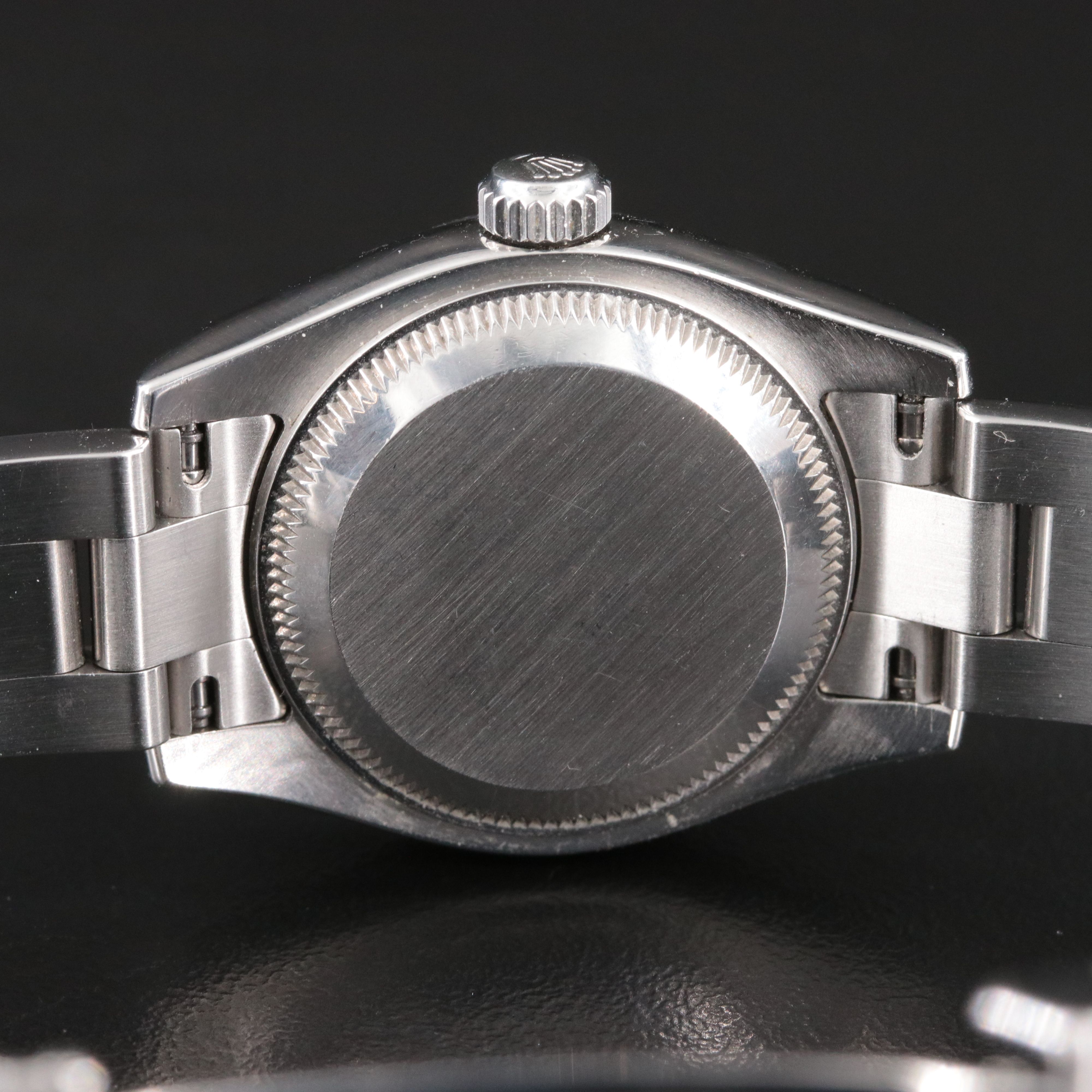 2006 Rolex Oyster Perpetual Lady Datejust Black Dial Watch 179160