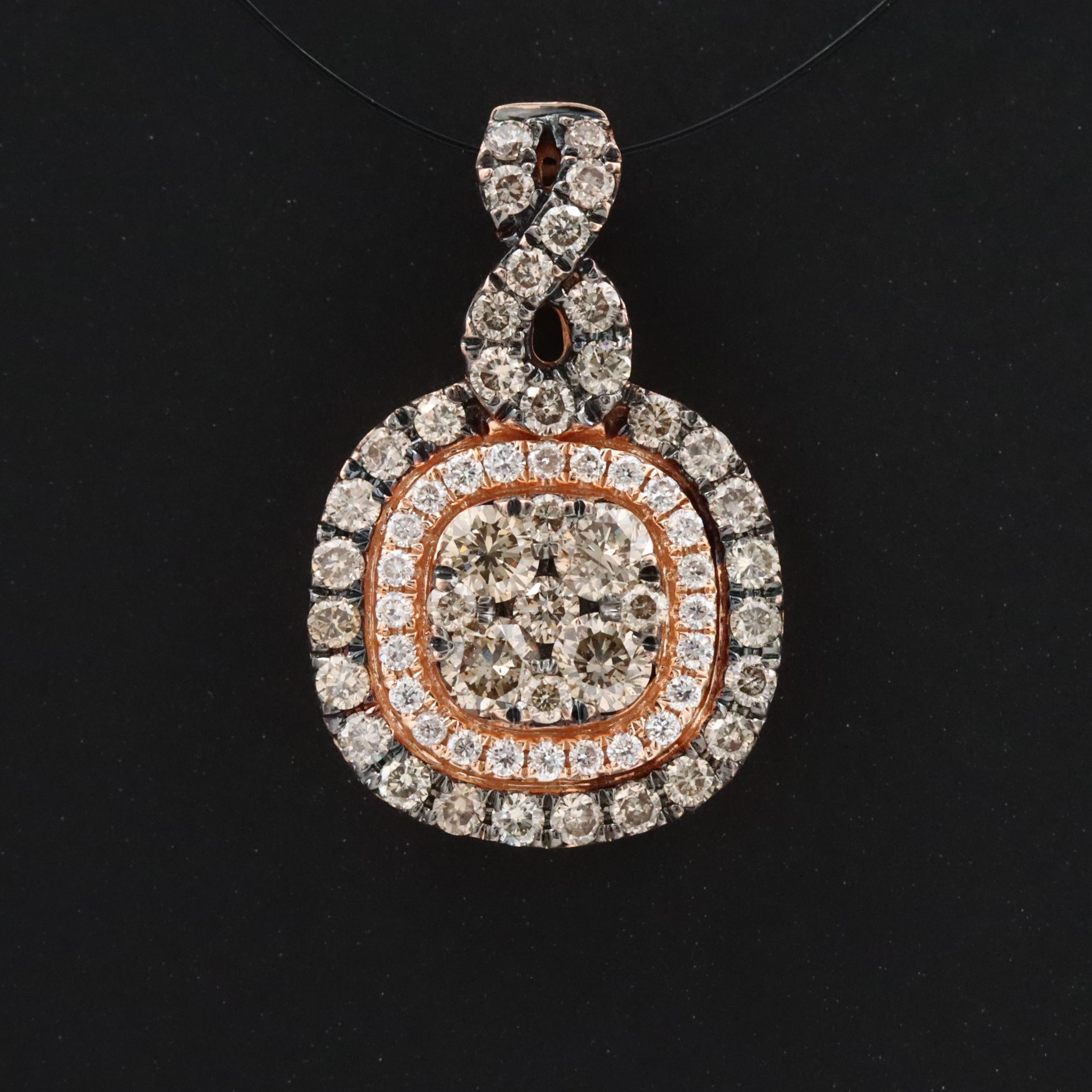 Le Vian 14K Two-Tone 0.76 CTW Diamond Pendant with Fancy Diamonds