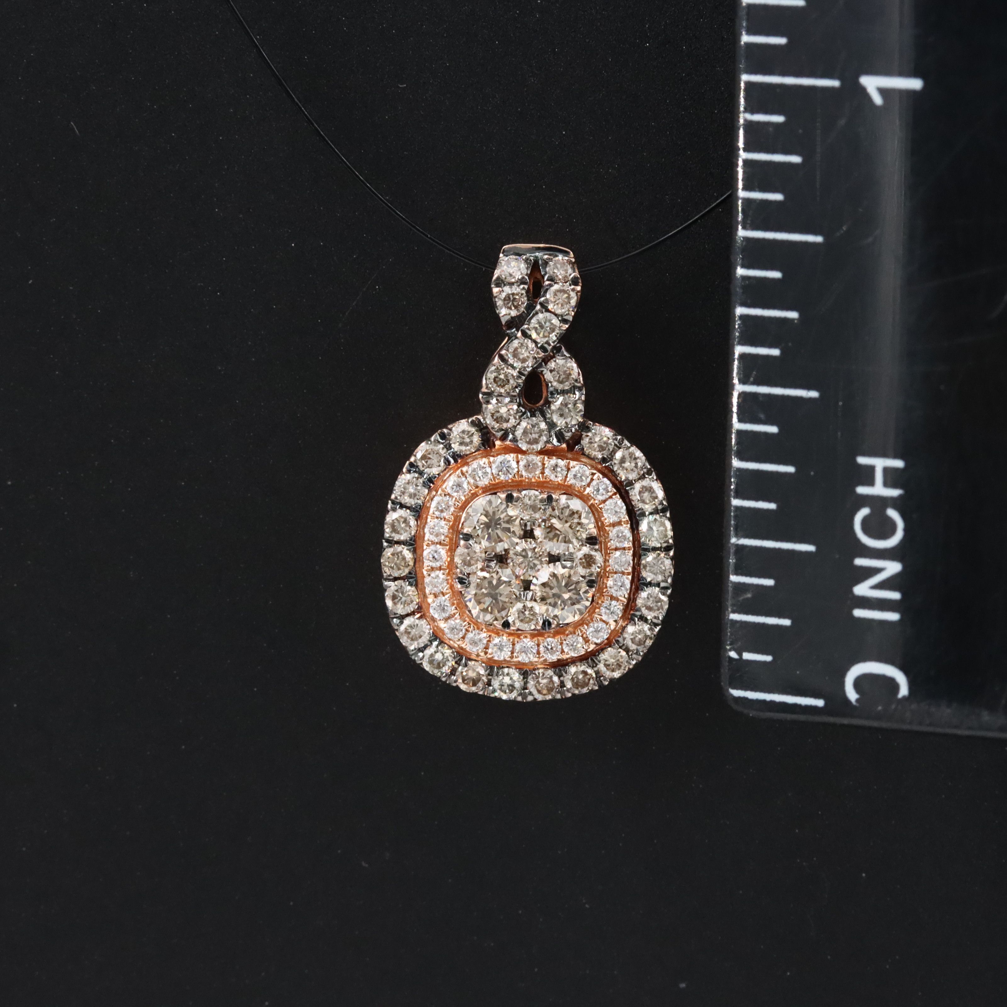 Le Vian 14K Two-Tone 0.76 CTW Diamond Pendant with Fancy Diamonds