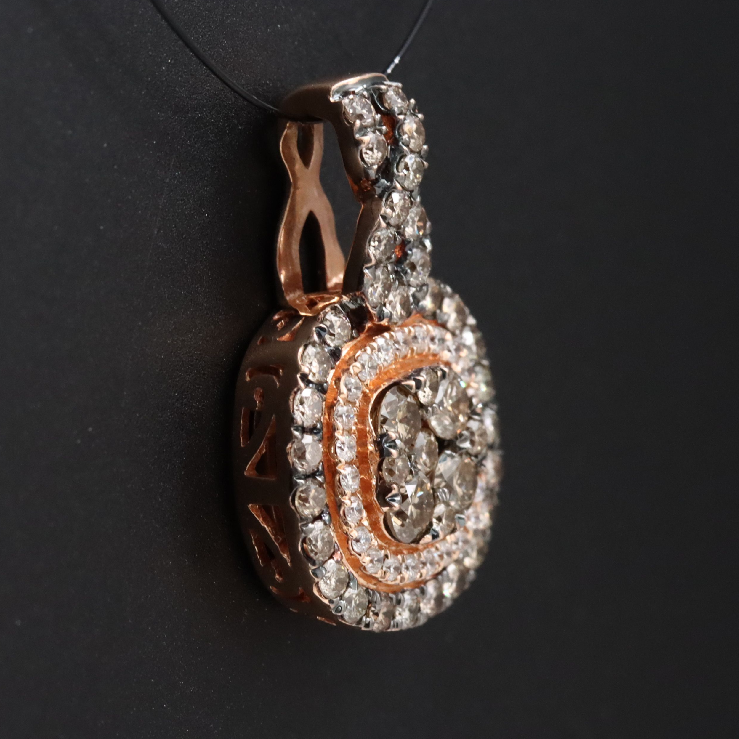 Le Vian 14K Two-Tone 0.76 CTW Diamond Pendant with Fancy Diamonds
