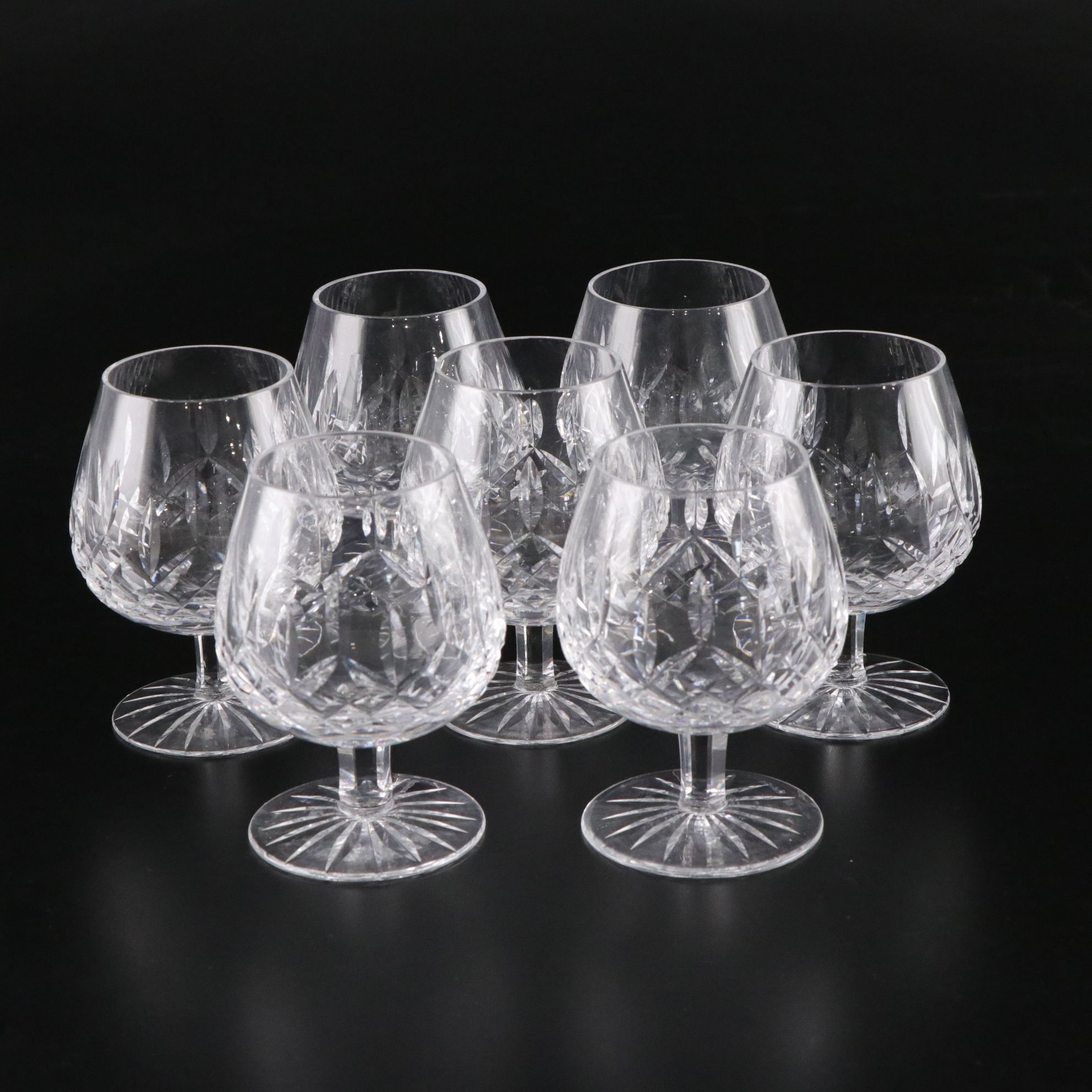 Waterford "Lismore" Crystal Brandy Glasses