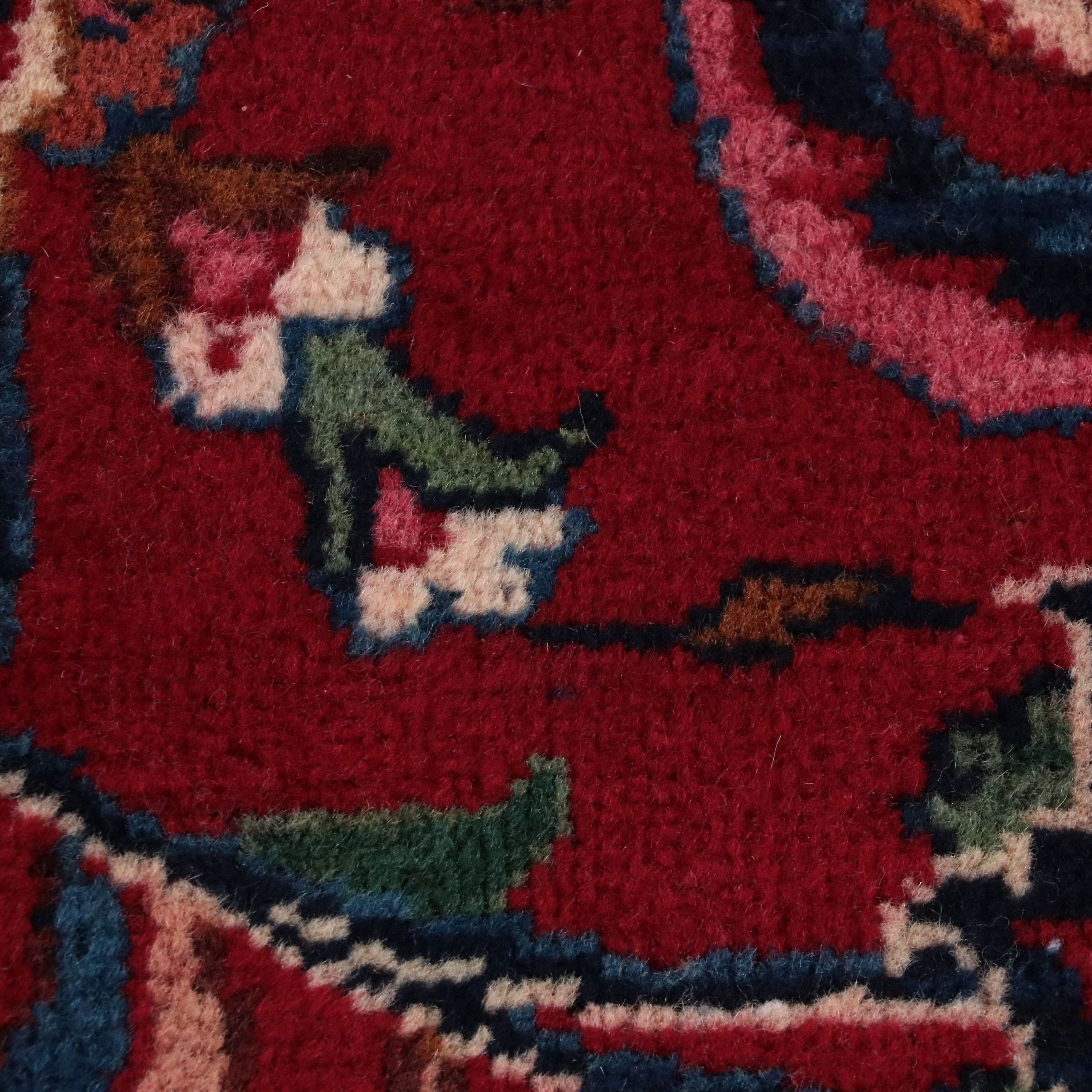8'9 x 11'10 Hand-Knotted Persian Mashhad Area Rug