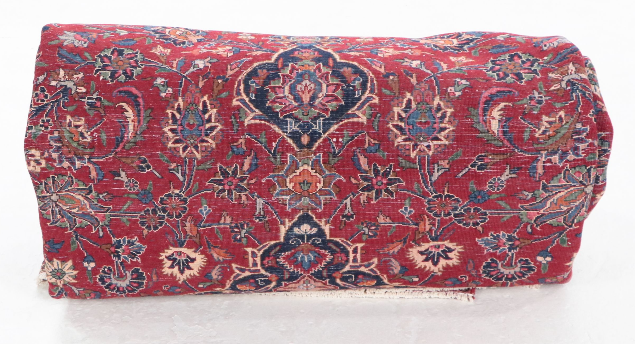 8'9 x 11'10 Hand-Knotted Persian Mashhad Area Rug