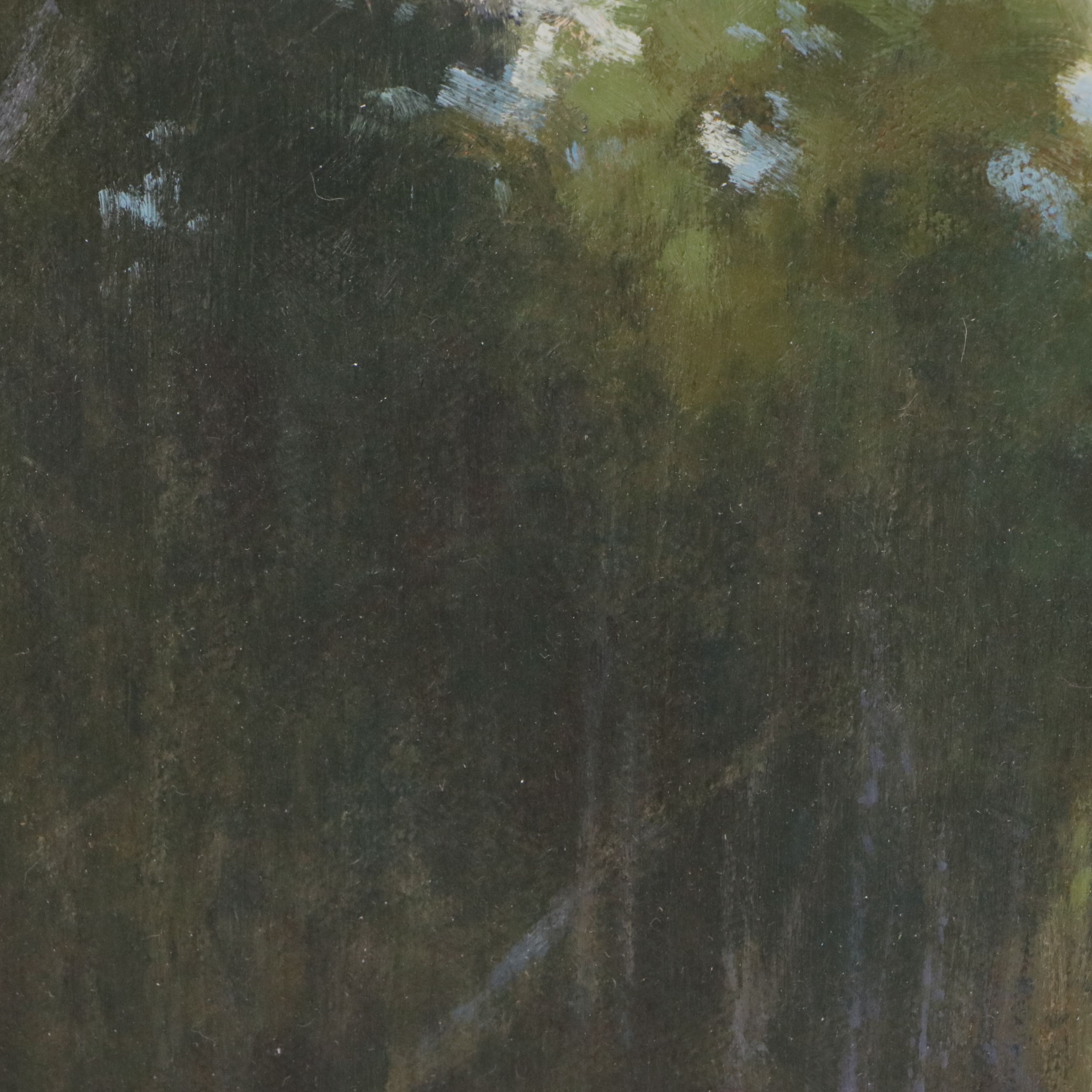 Chuck Marshall Oil Painting "Fish On," 21st Century