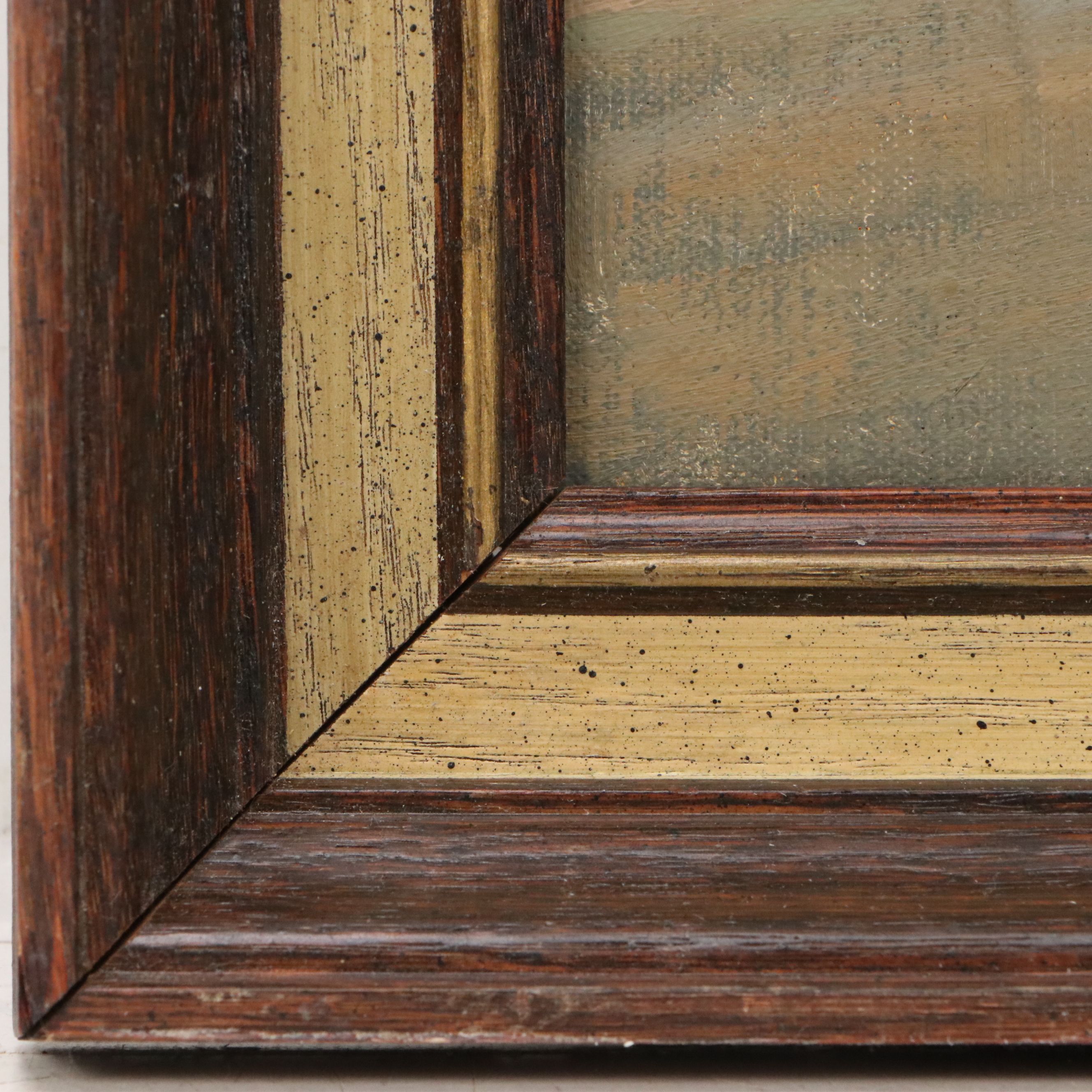 Chuck Marshall Landscape Oil Painting "Wharf Road View," 2016