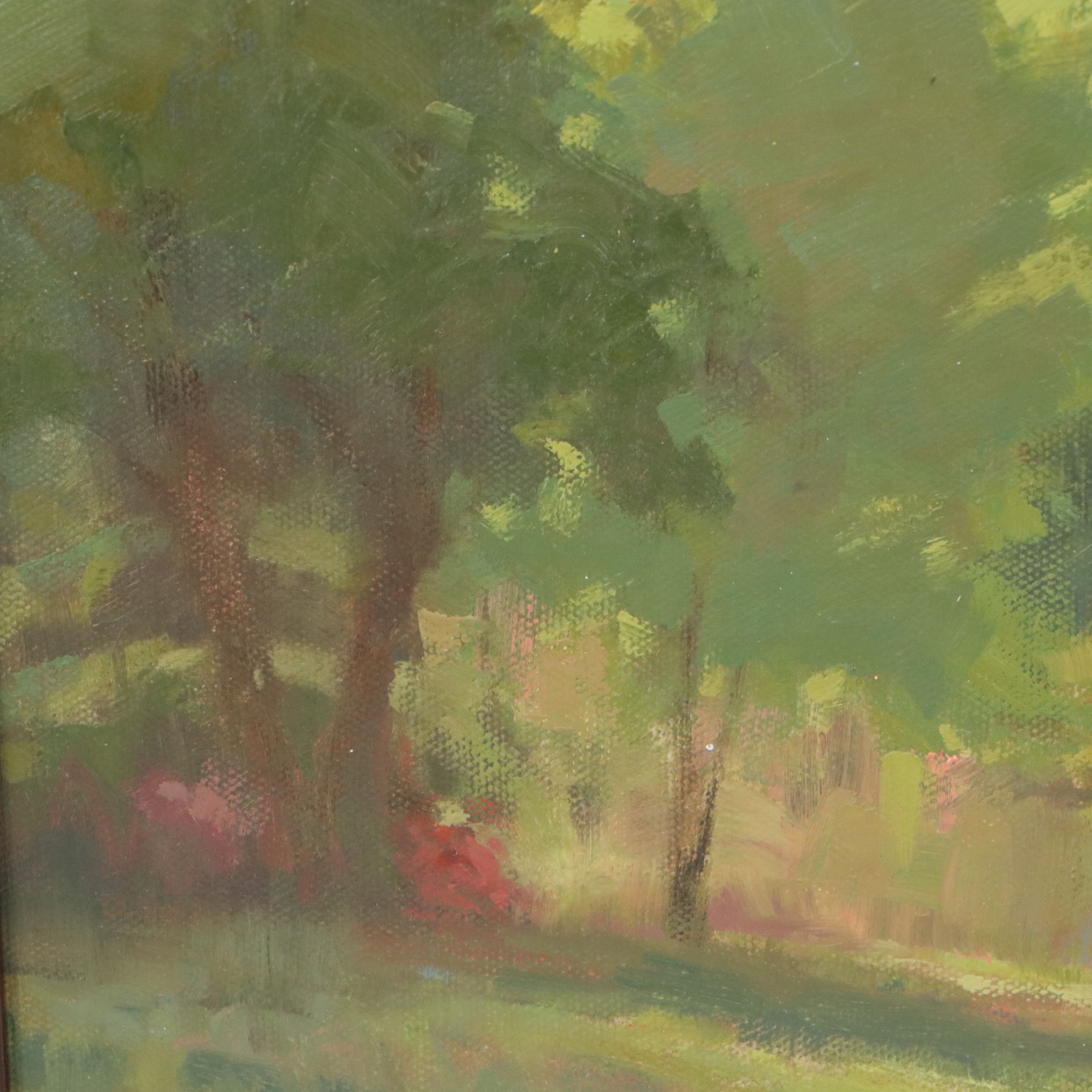 Chuck Marshall Landscape Oil Painting "Nantmeal Home," 2017