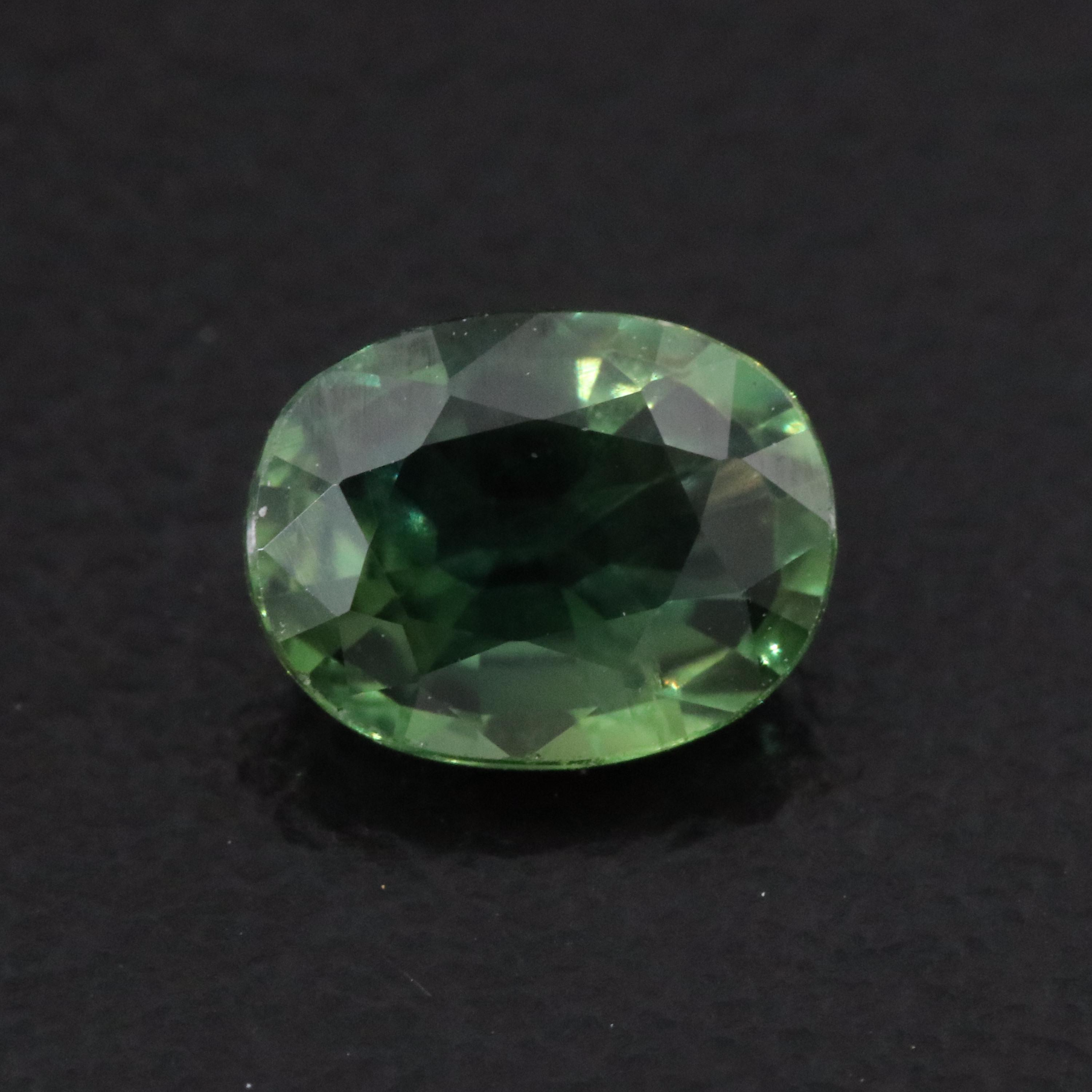 Loose 1.11 CT Green Sapphire