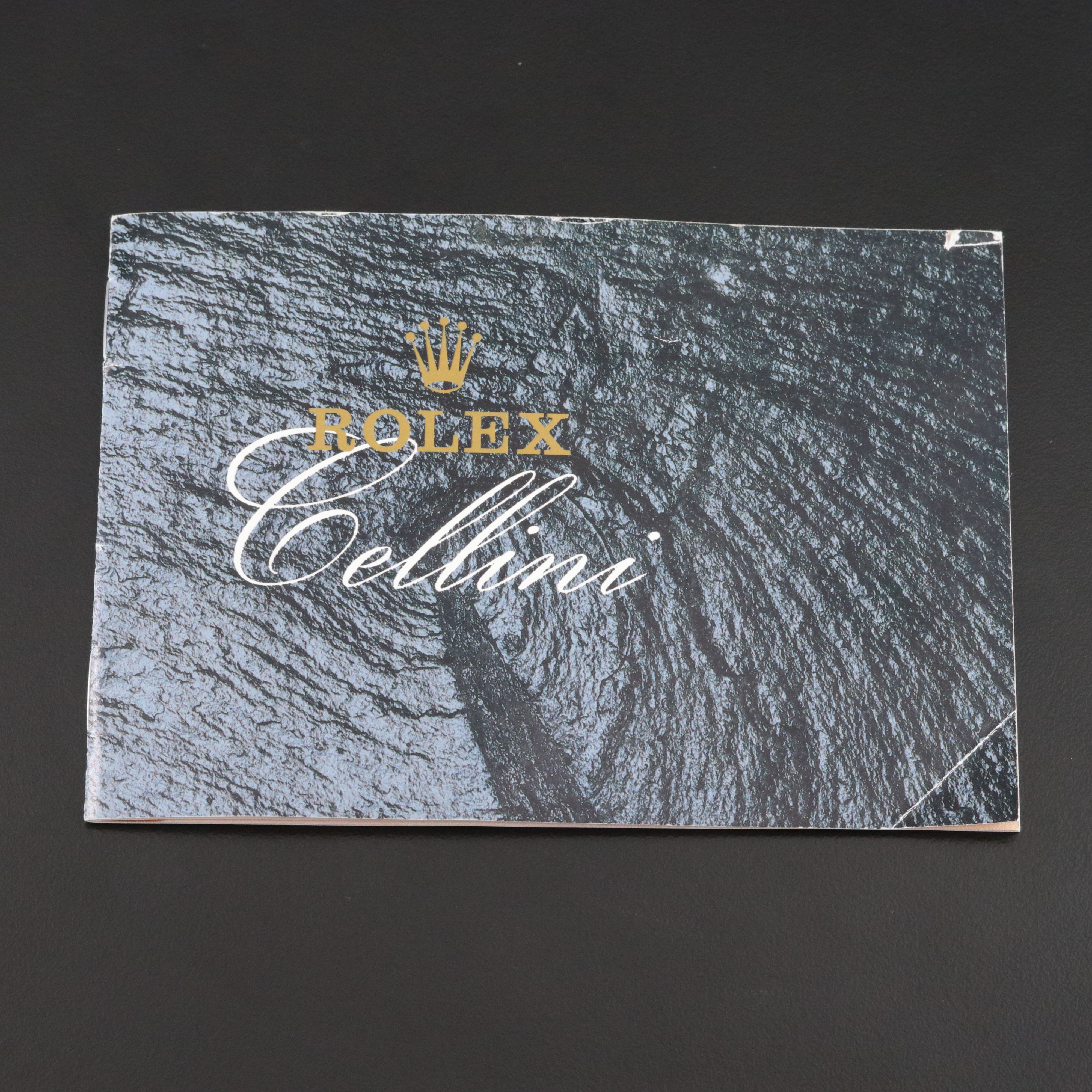 18K Rolex Cellini Factory Diamond Dial Quartz Watch