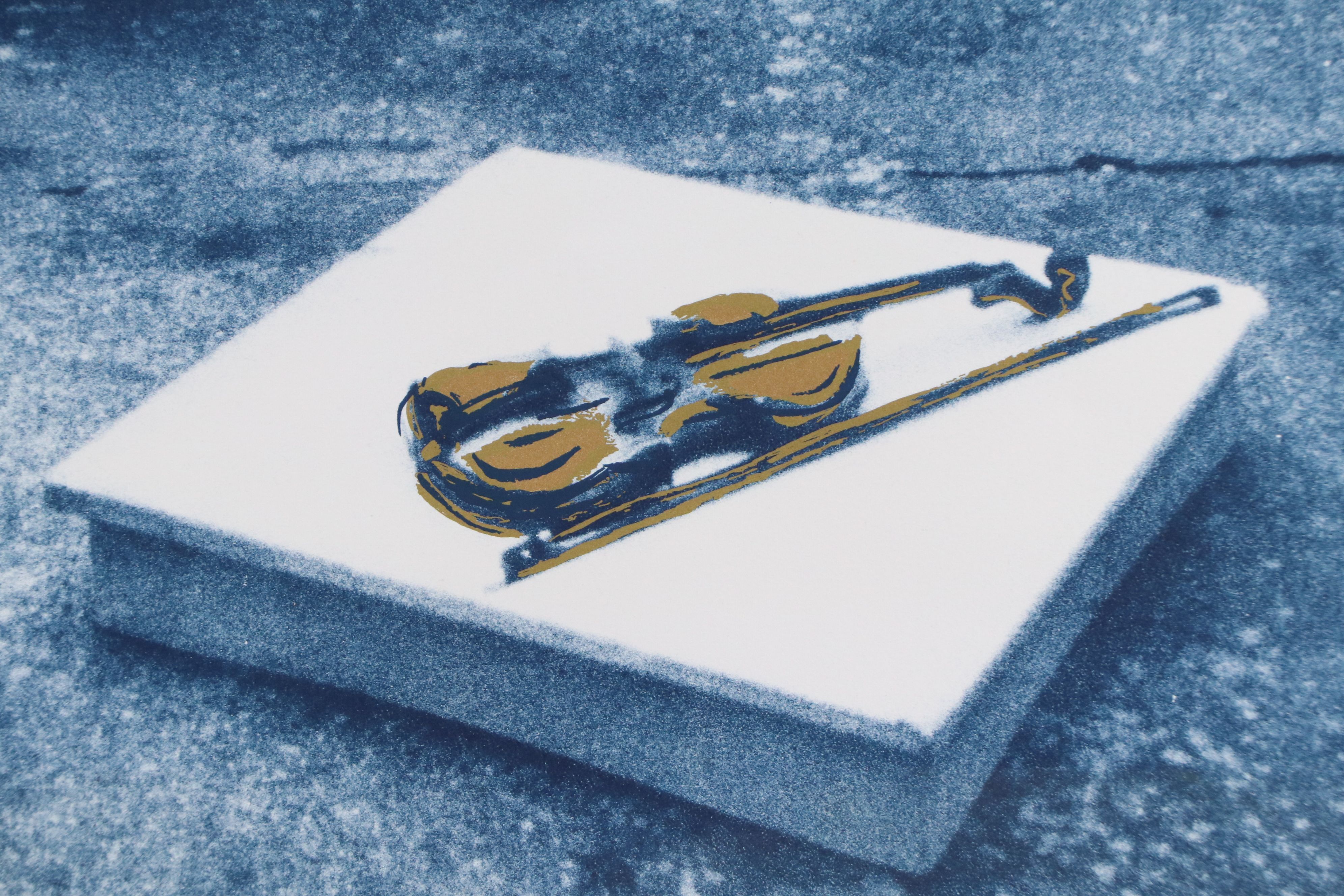 Braco Dimitrijević Lithograph "Hommage Beethovenu," 1989