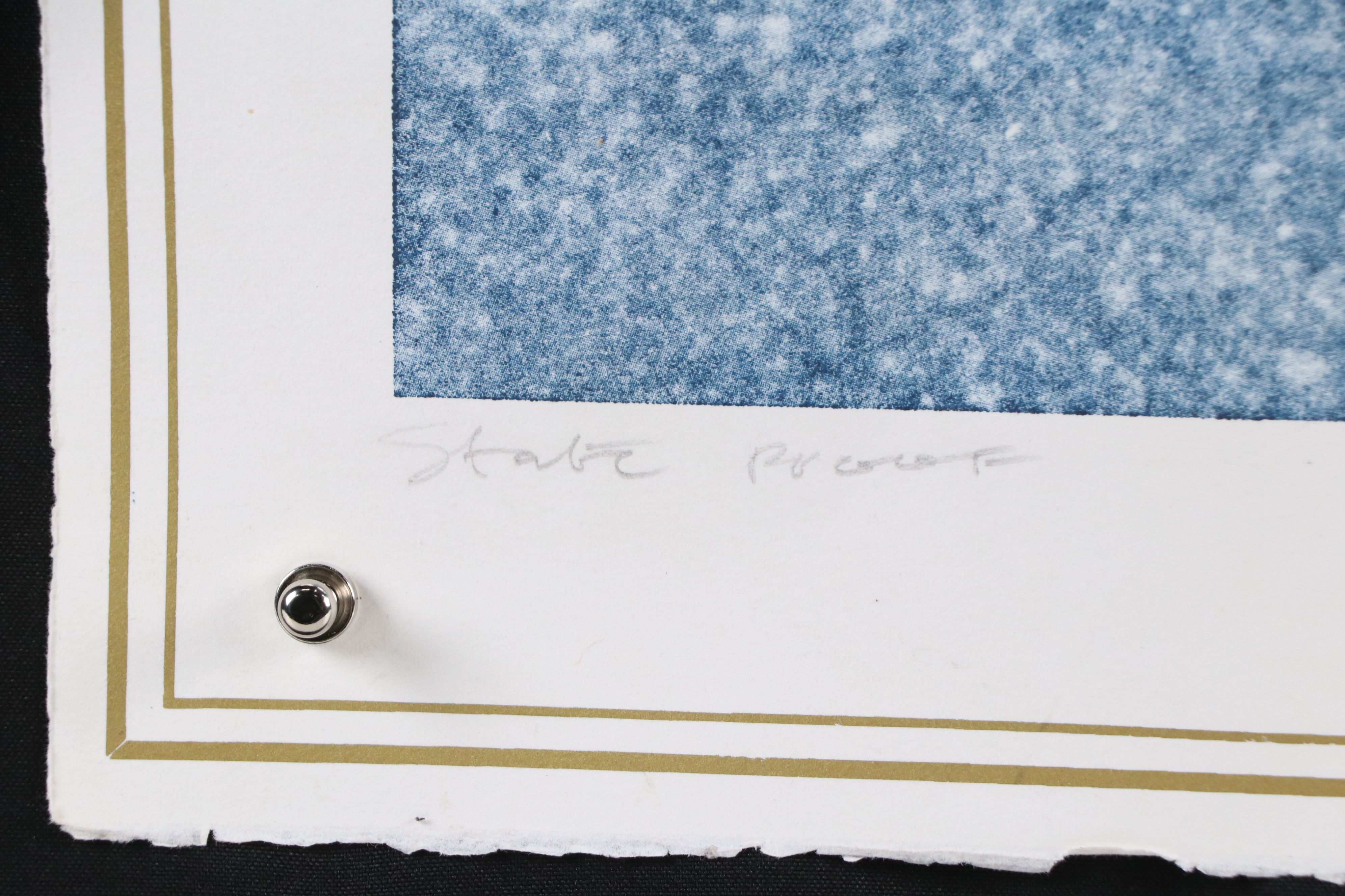 Braco Dimitrijević Lithograph "Hommage Beethovenu," 1989