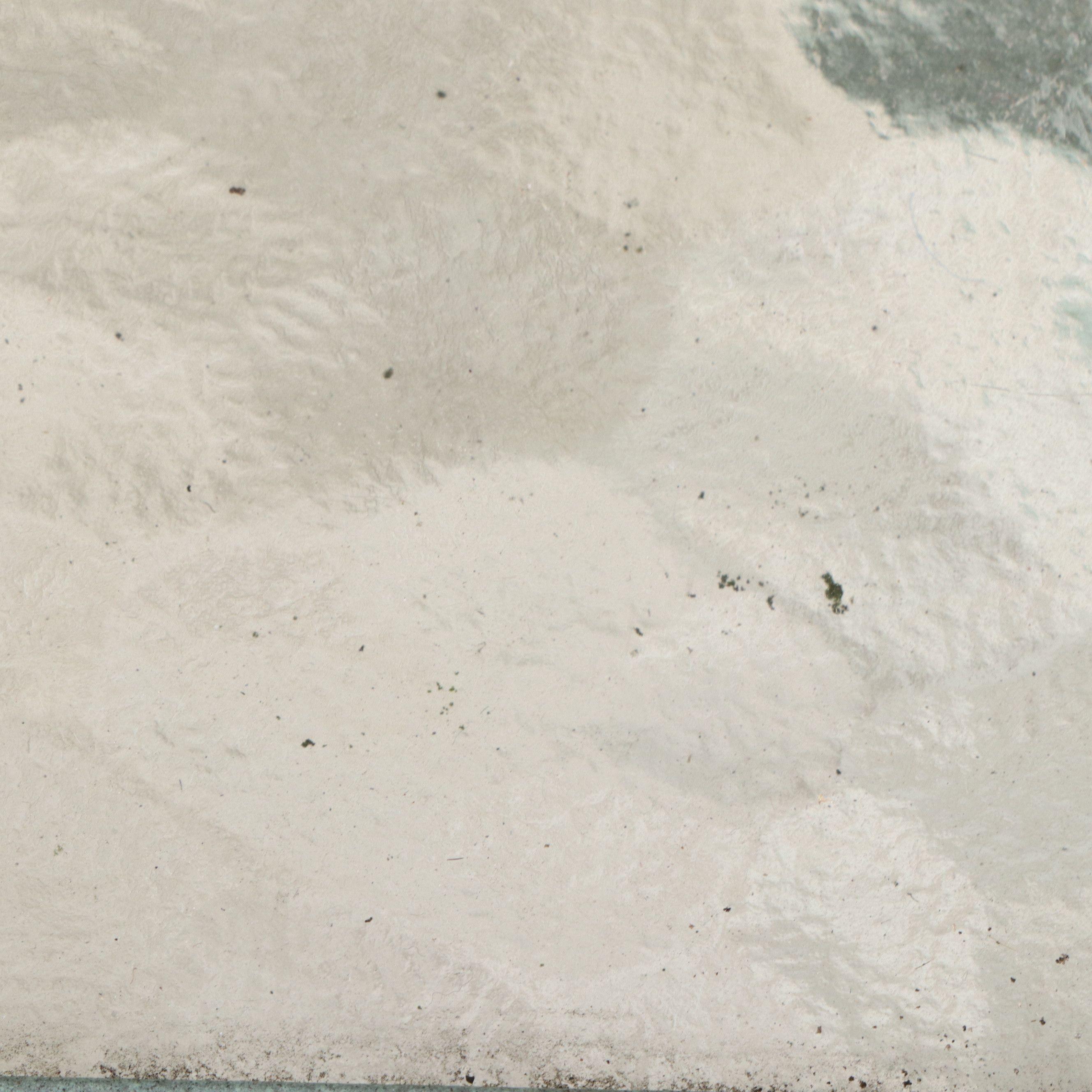 Vintage Powder Coated Aluminum Patio Dining Table with Glass Top