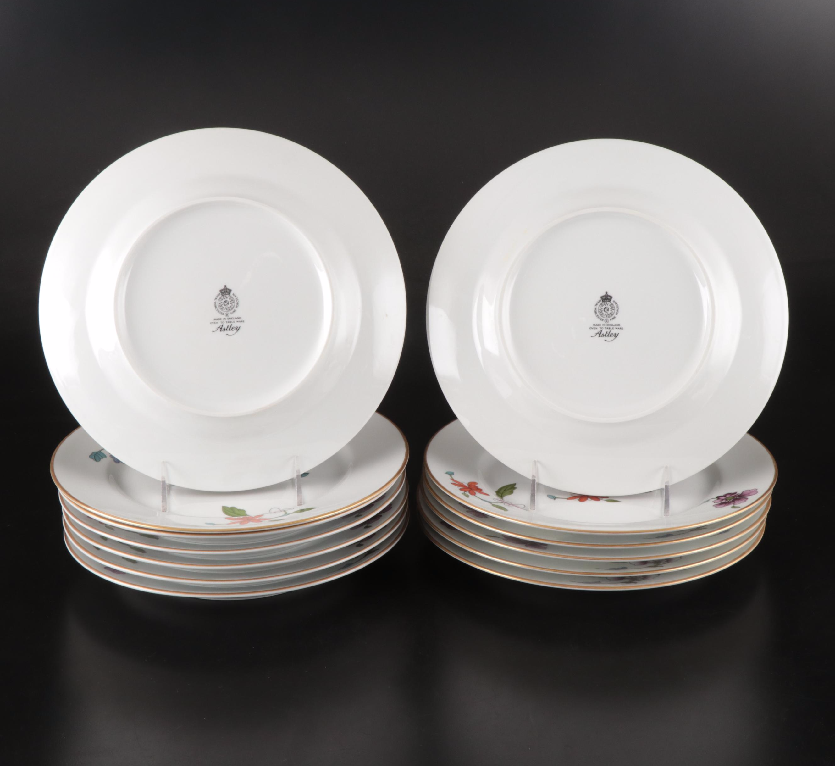 Royal Worcester England "Astley" Porcelain Dinnerware, 1967-1986