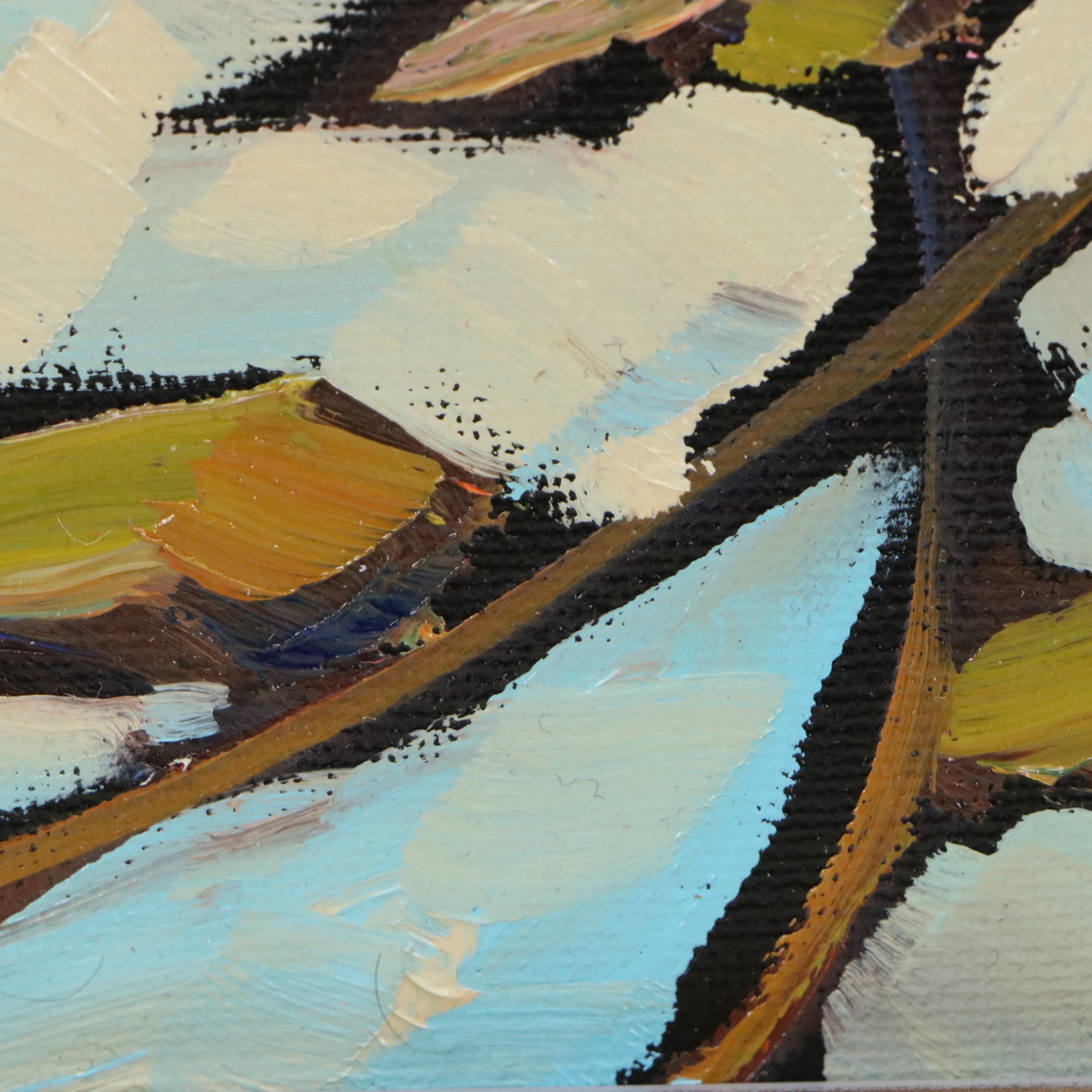 William Hawkins Oil Painting of Roses, 21st Century