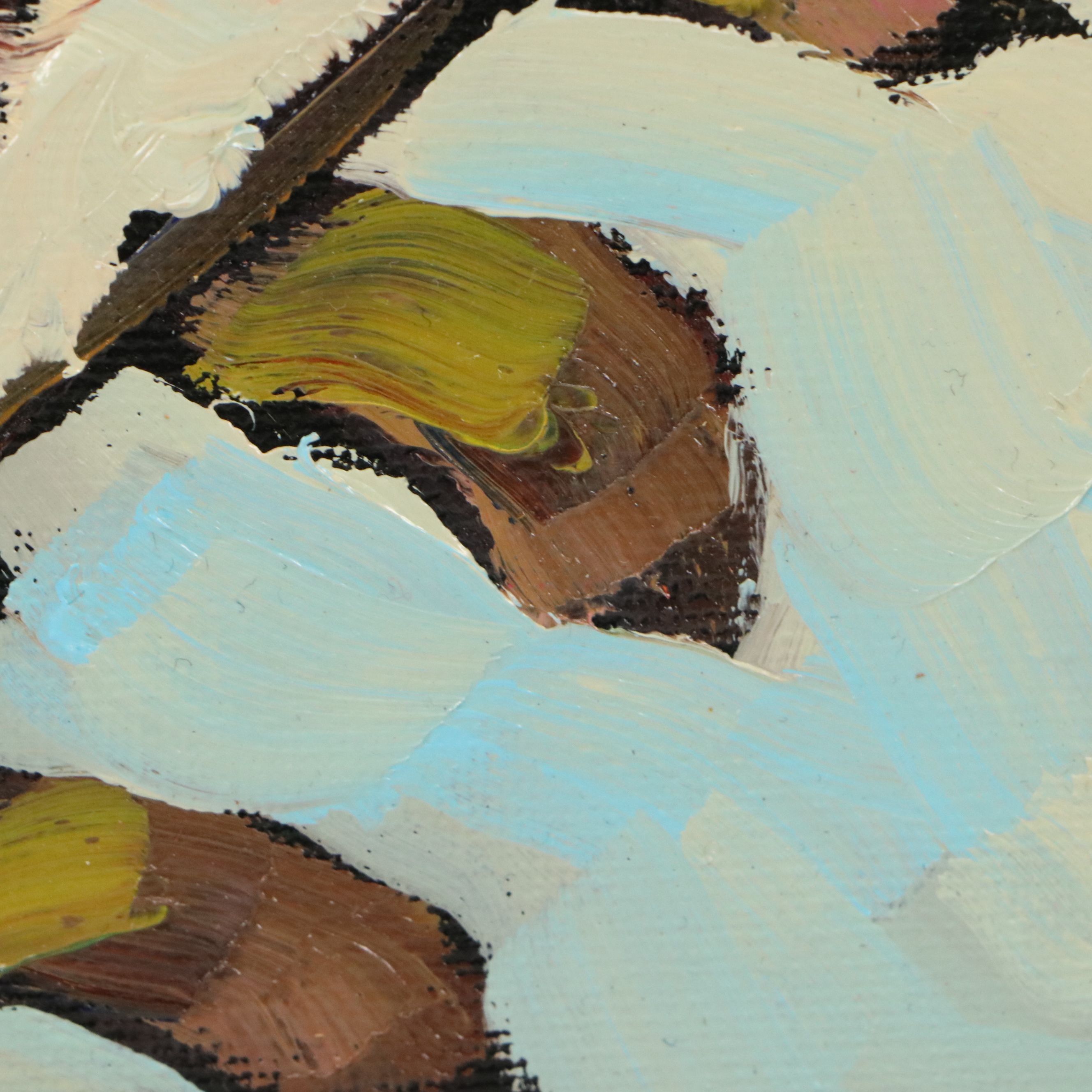 William Hawkins Oil Painting of Roses, 21st Century