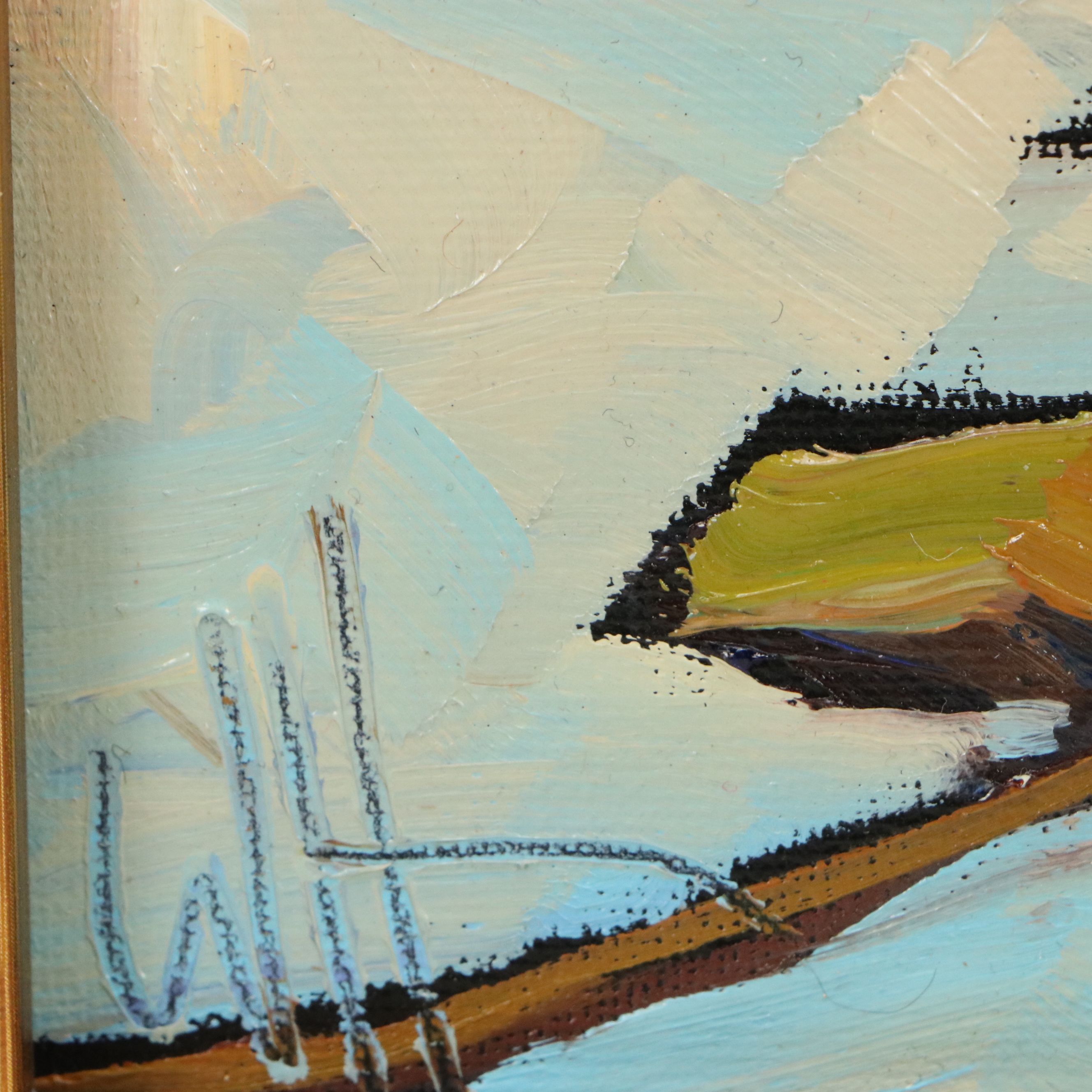 William Hawkins Oil Painting of Roses, 21st Century